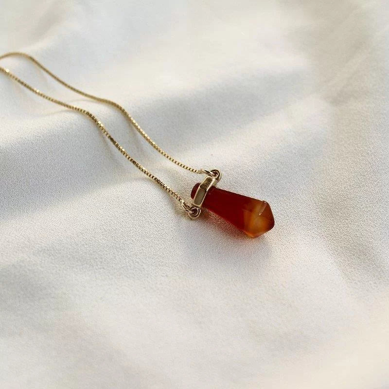 Pingente pedras semi-preciosas banhado a ouro