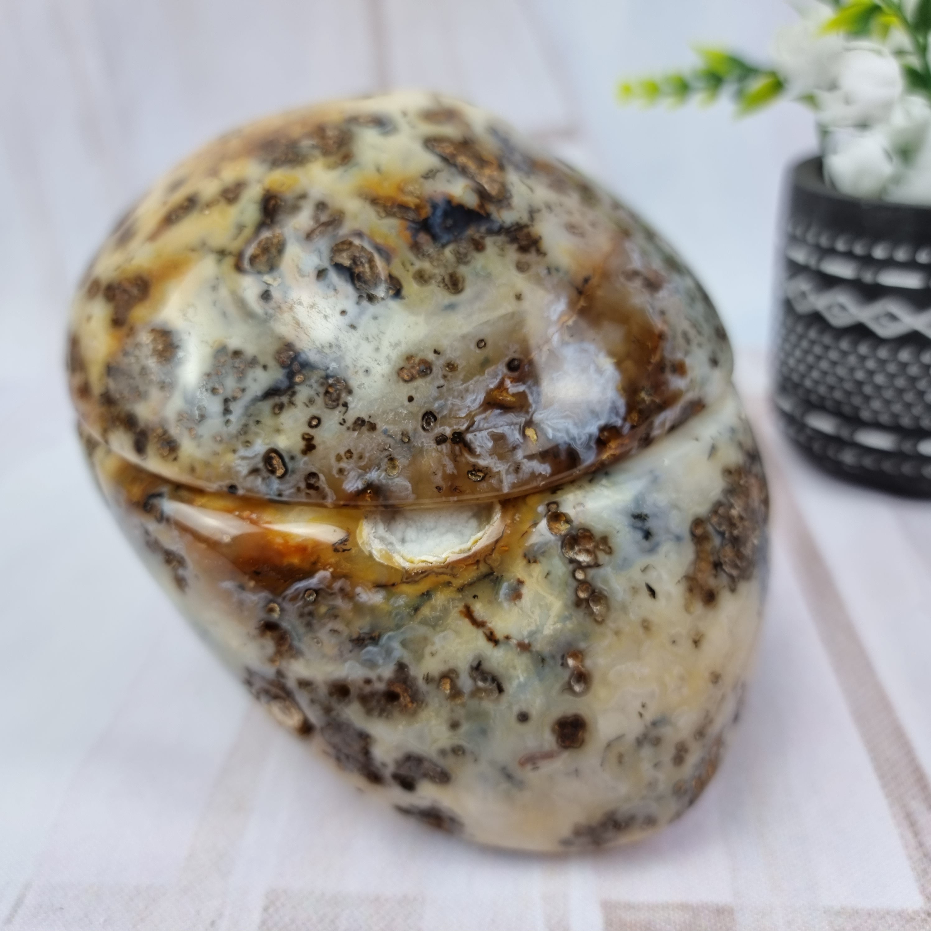 Porta Joias de Àgatas | Peças Polidas | Produto Exclusivo Único | Peça Artesanal BR Crystals