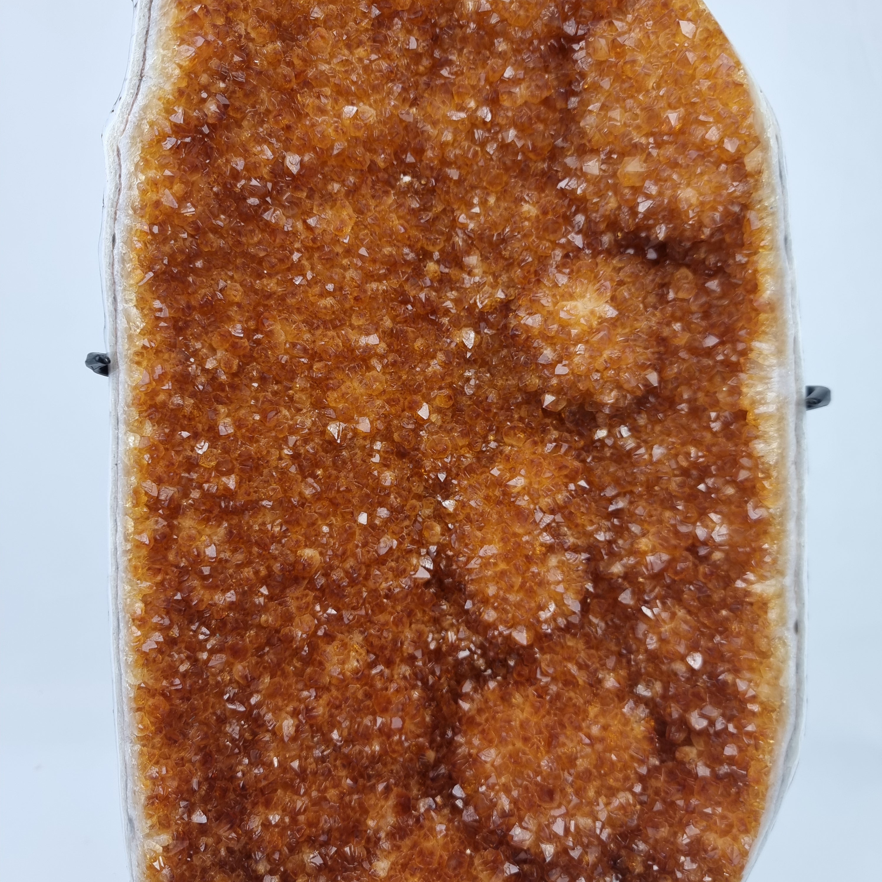 CITRINO Drusa Super Especial | Base de Ferro Preta | Peso 6,90 Kgs, Altura de 51 cm | Peça Artesanal BR Crystals