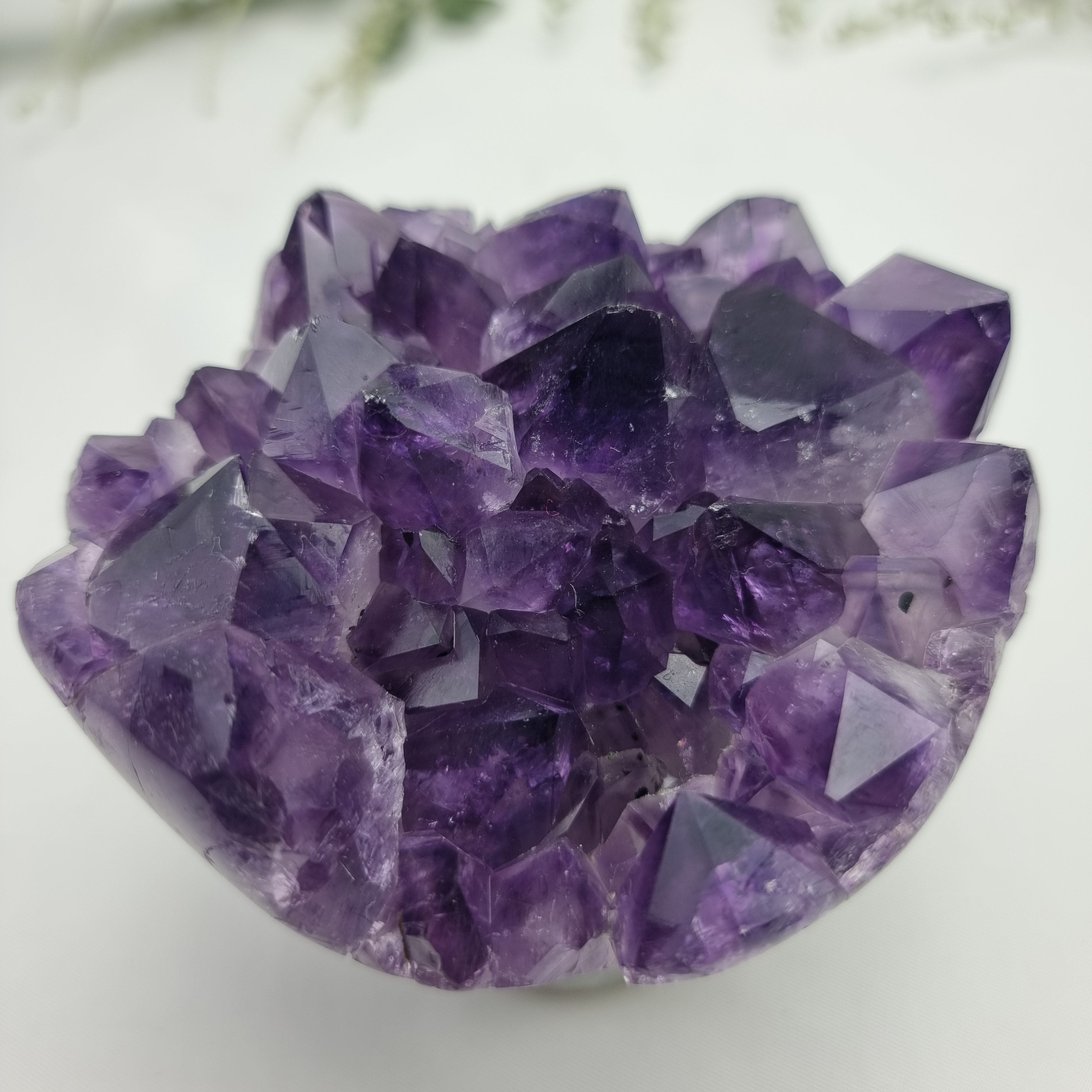 Flor de Ametista Natural | 1,50 Kgs, 12 cm Altura | Energia, Beleza e Sofisticação