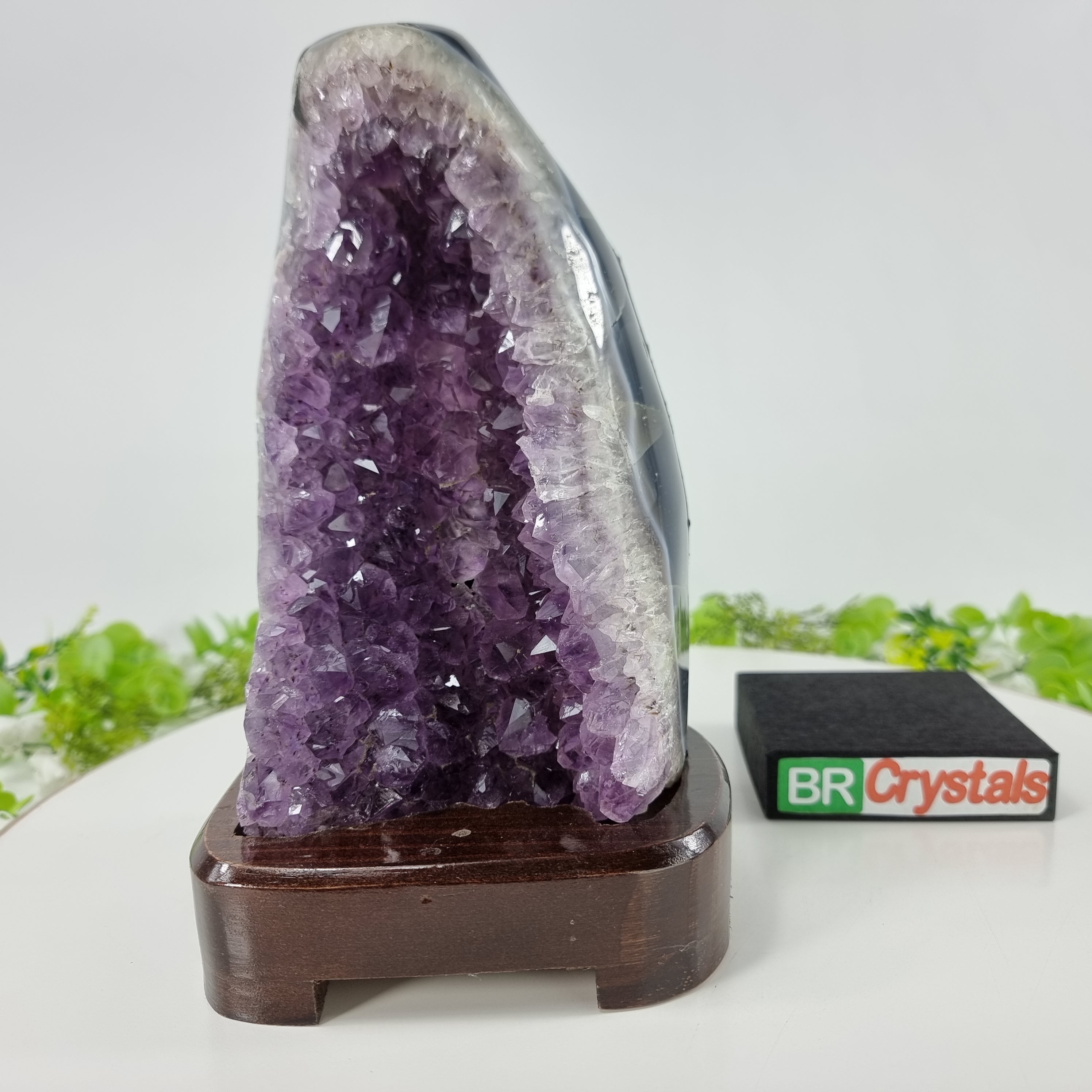 Luminária Ametista Pedra Roxa | Peso 1,80 Kg, Altura 18 cm | Energia, Beleza e Sofisticação