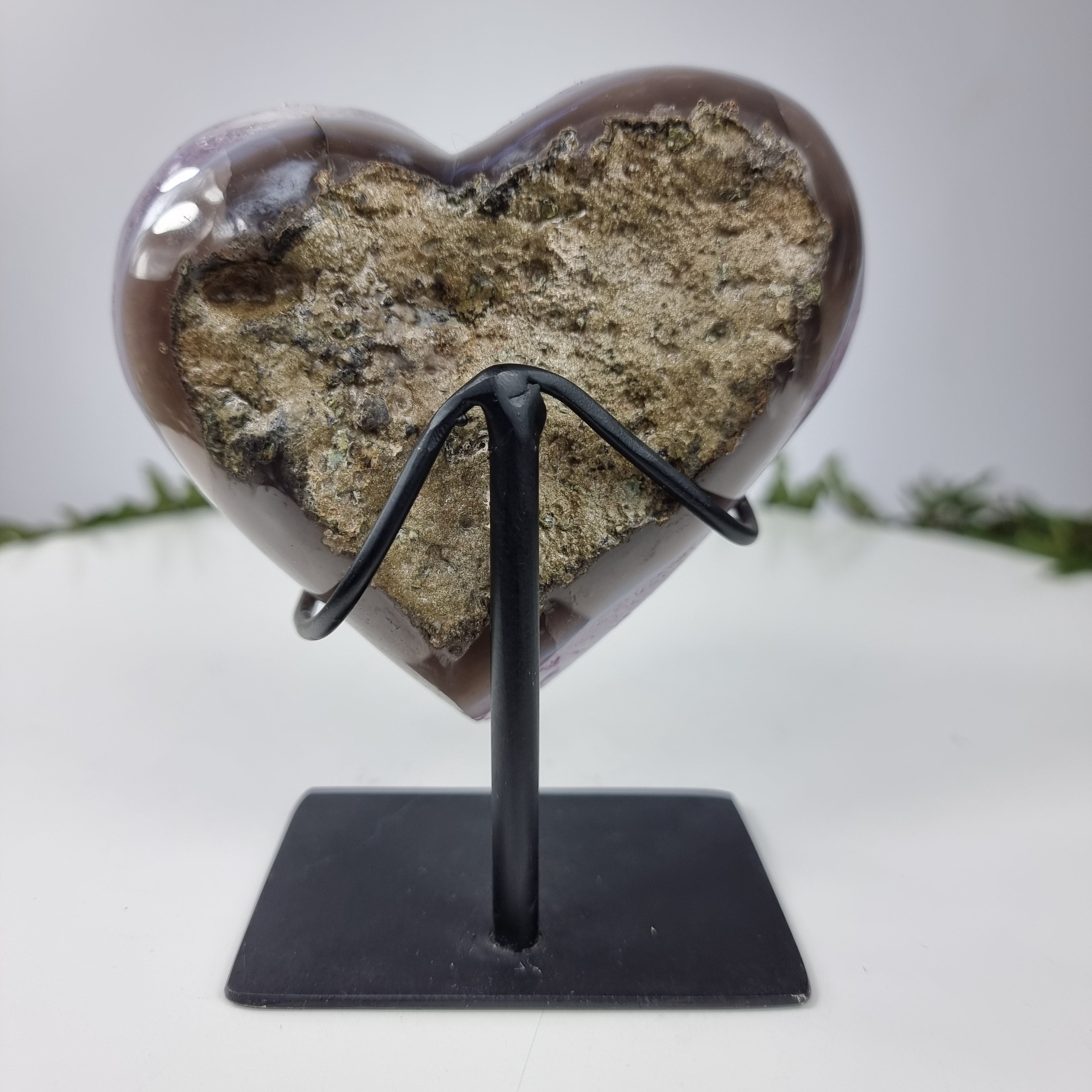 Coração de Ametista Especial | Peso 0,760 Kgs, Altura 13 cm | Energia, Beleza e Sofisticação