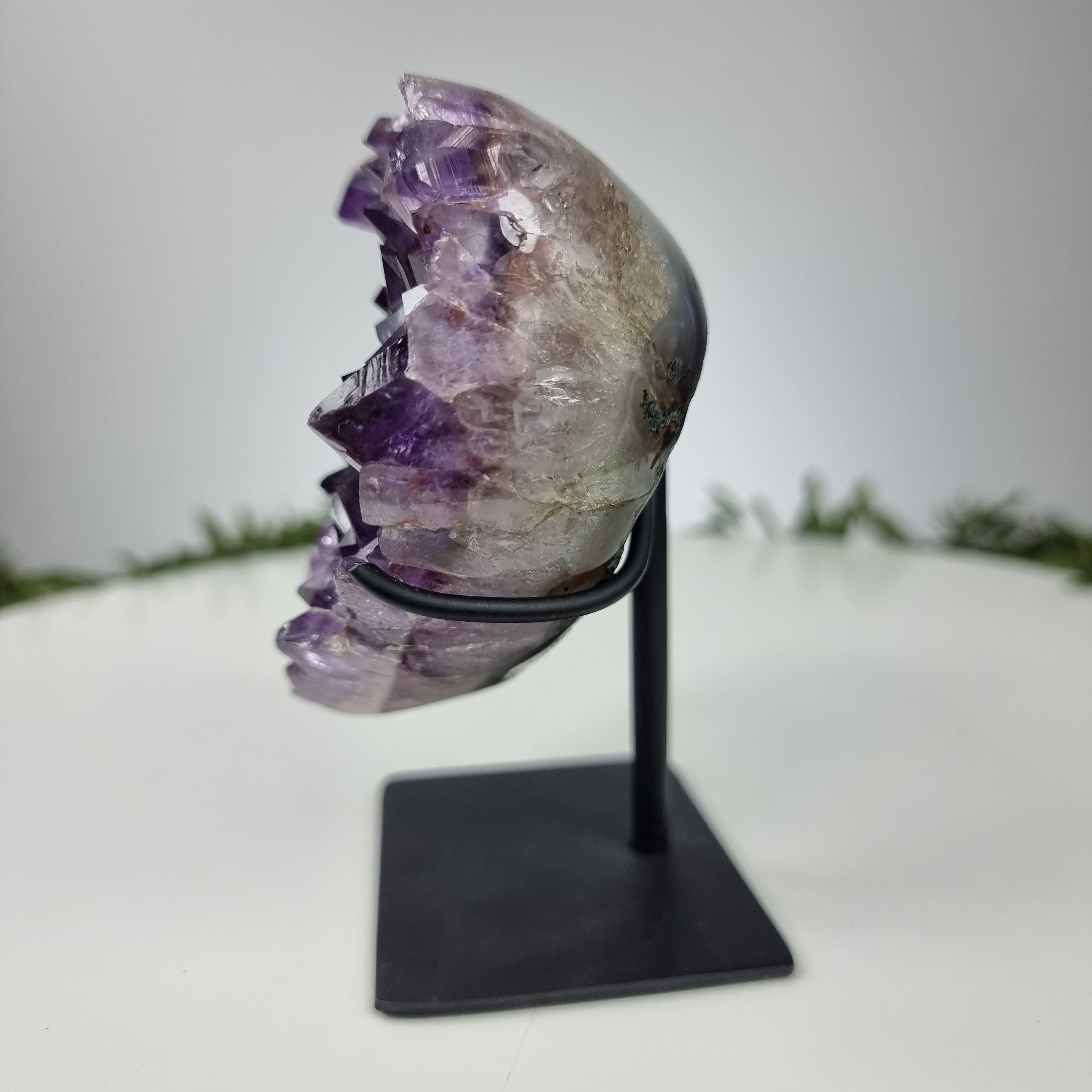 Coração de Ametista Especial | Peso 0,64 Kgs, Altura 13 cm | Energia, Beleza e Sofisticação