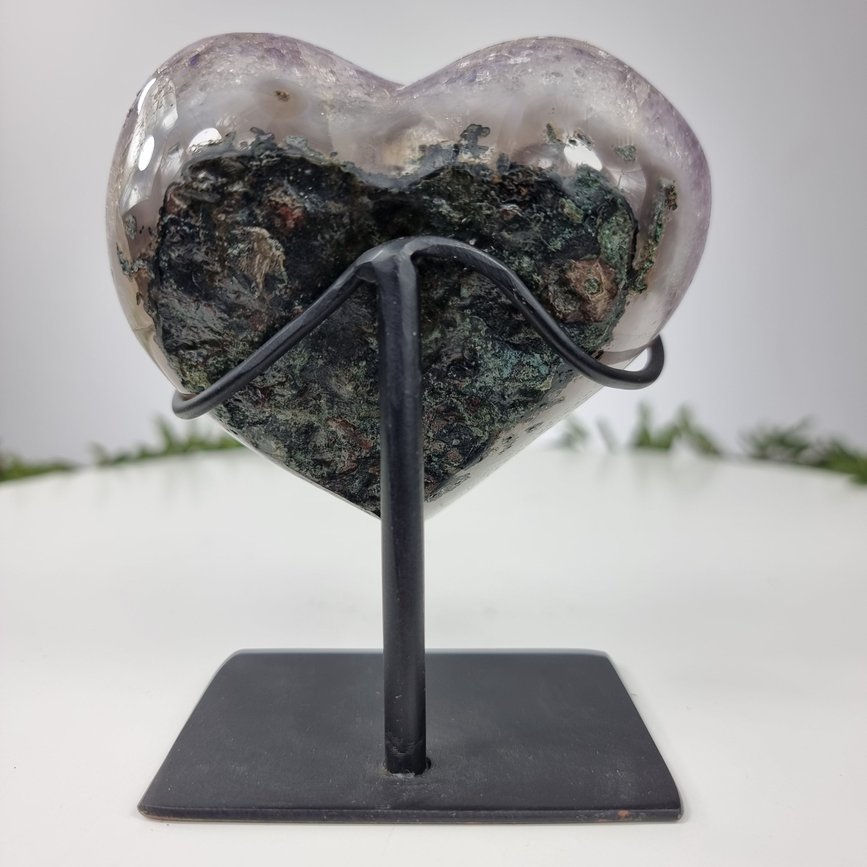 Coração de Ametista Especial | Peso 0,64 Kgs, Altura 13 cm | Energia, Beleza e Sofisticação