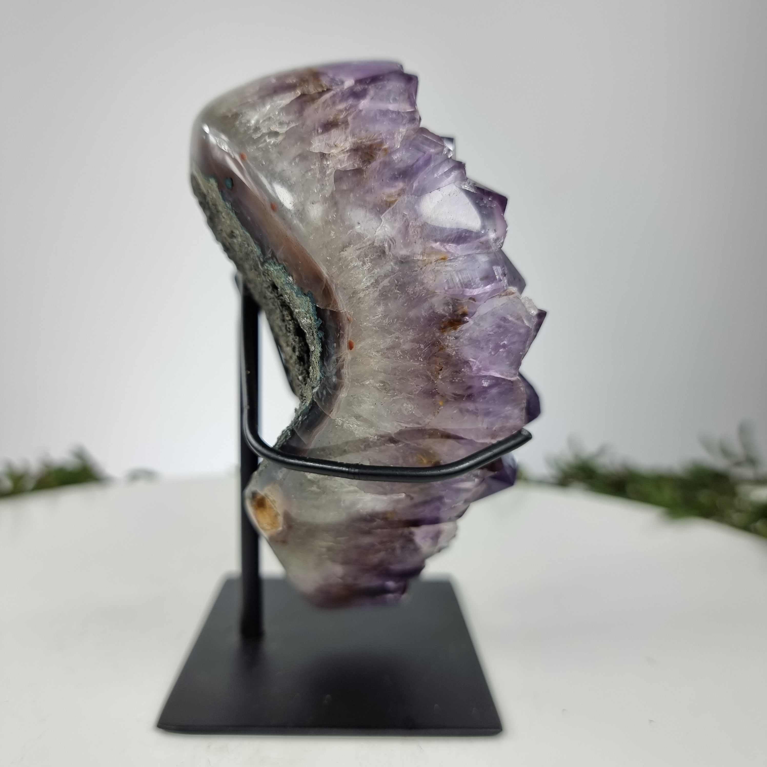 Coração de Ametista Especial | Peso 1,95 Kgs, Altura 18 cm | Energia, Beleza e Sofisticação