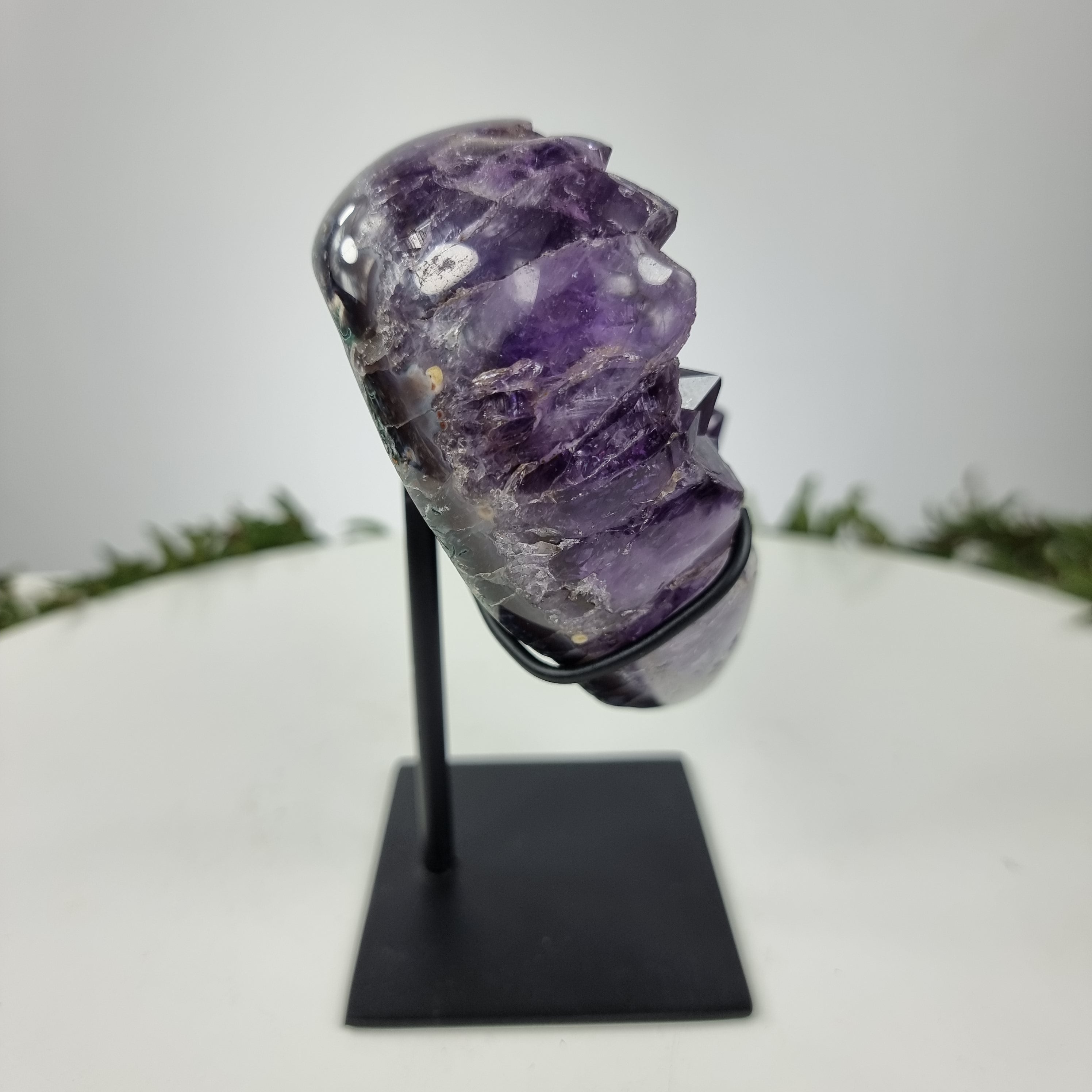 Coração de Ametista Especial | Peso 1,15 Kgs, Altura 16 cm | Energia, Beleza e Sofisticação