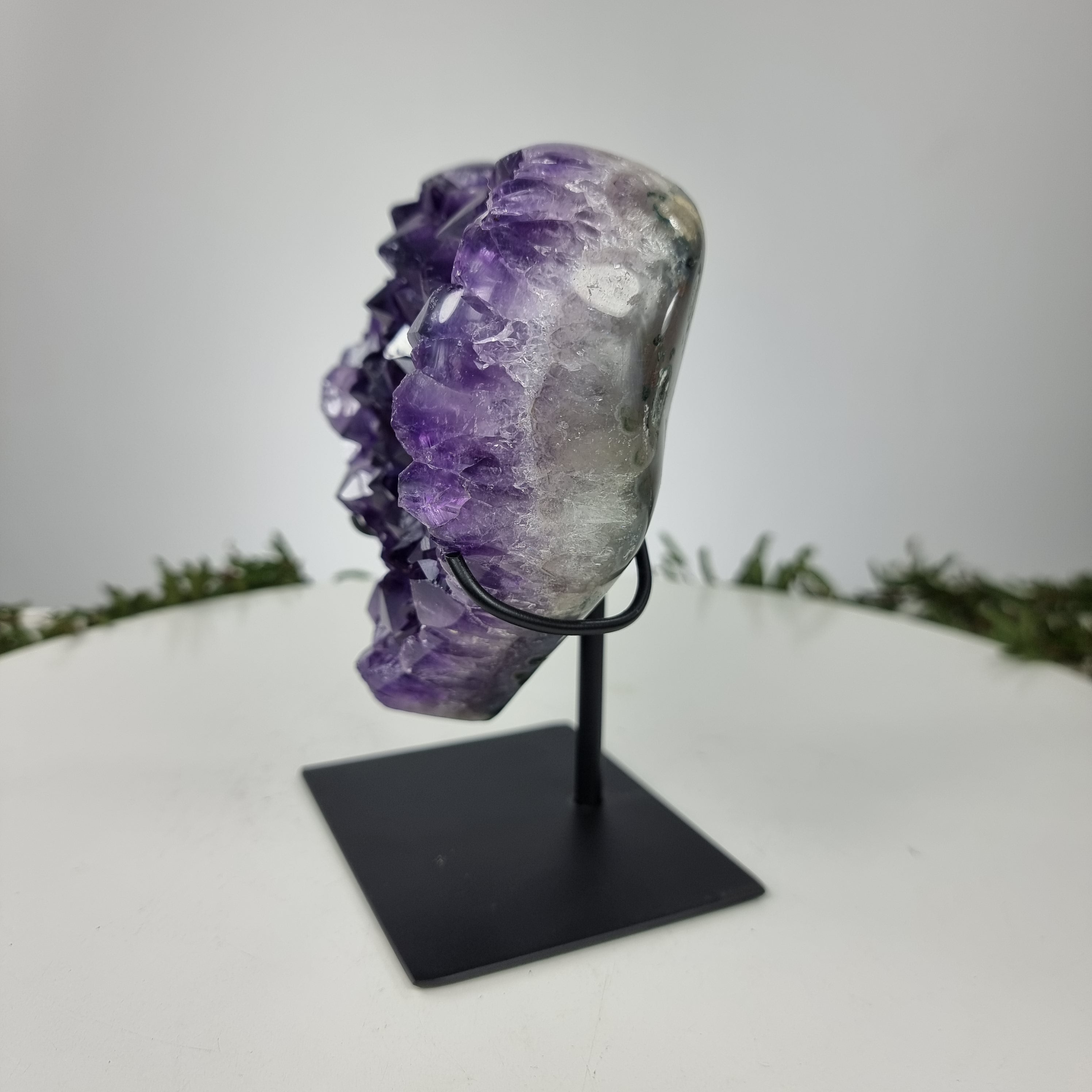 Coração de Ametista Especial | Peso 1,40 Kgs, Altura 17 cm | Energia, Beleza e Sofisticação