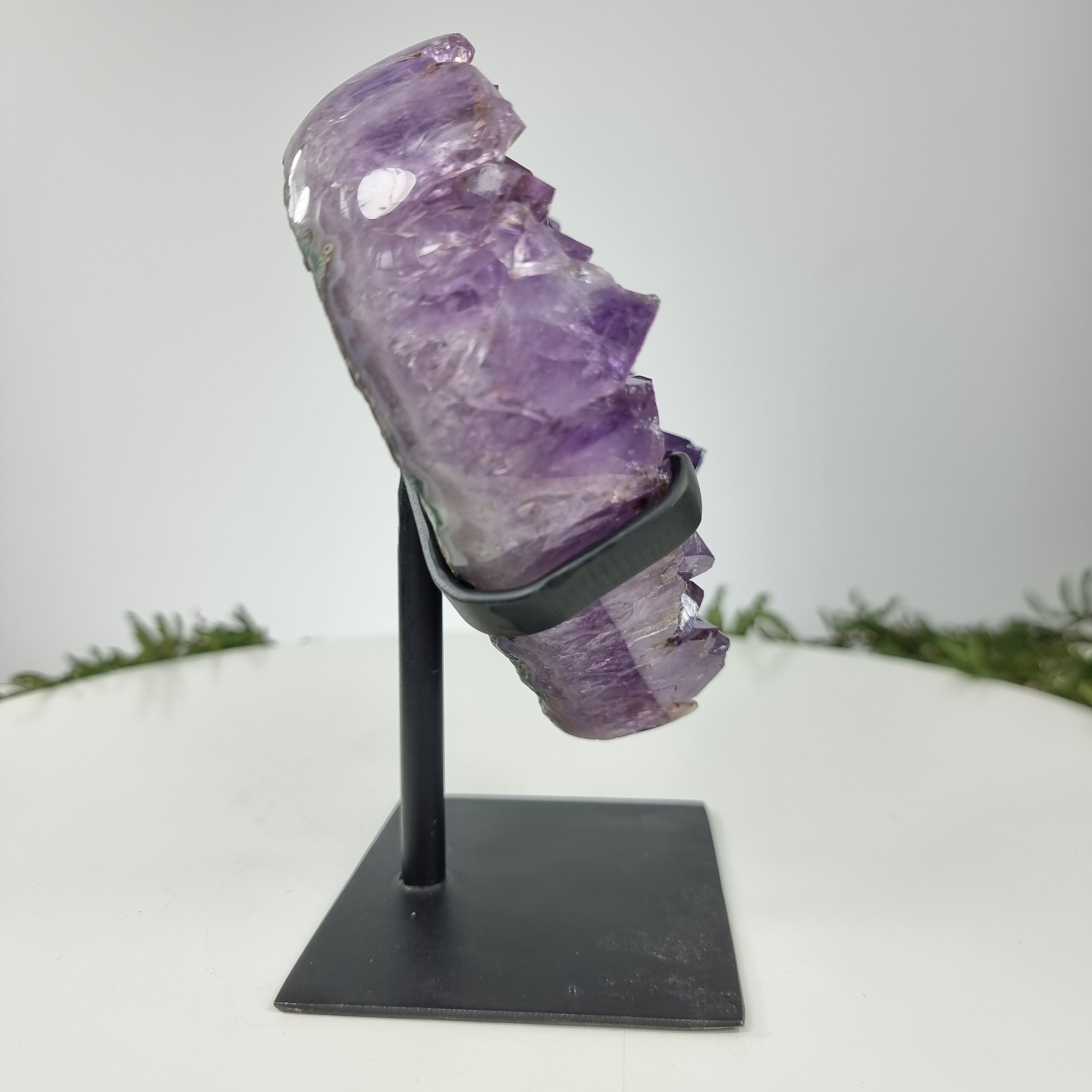Coração de Ametista Especial | Peso 1,40 Kgs, Altura 18 cm | Energia, Beleza e Sofisticação