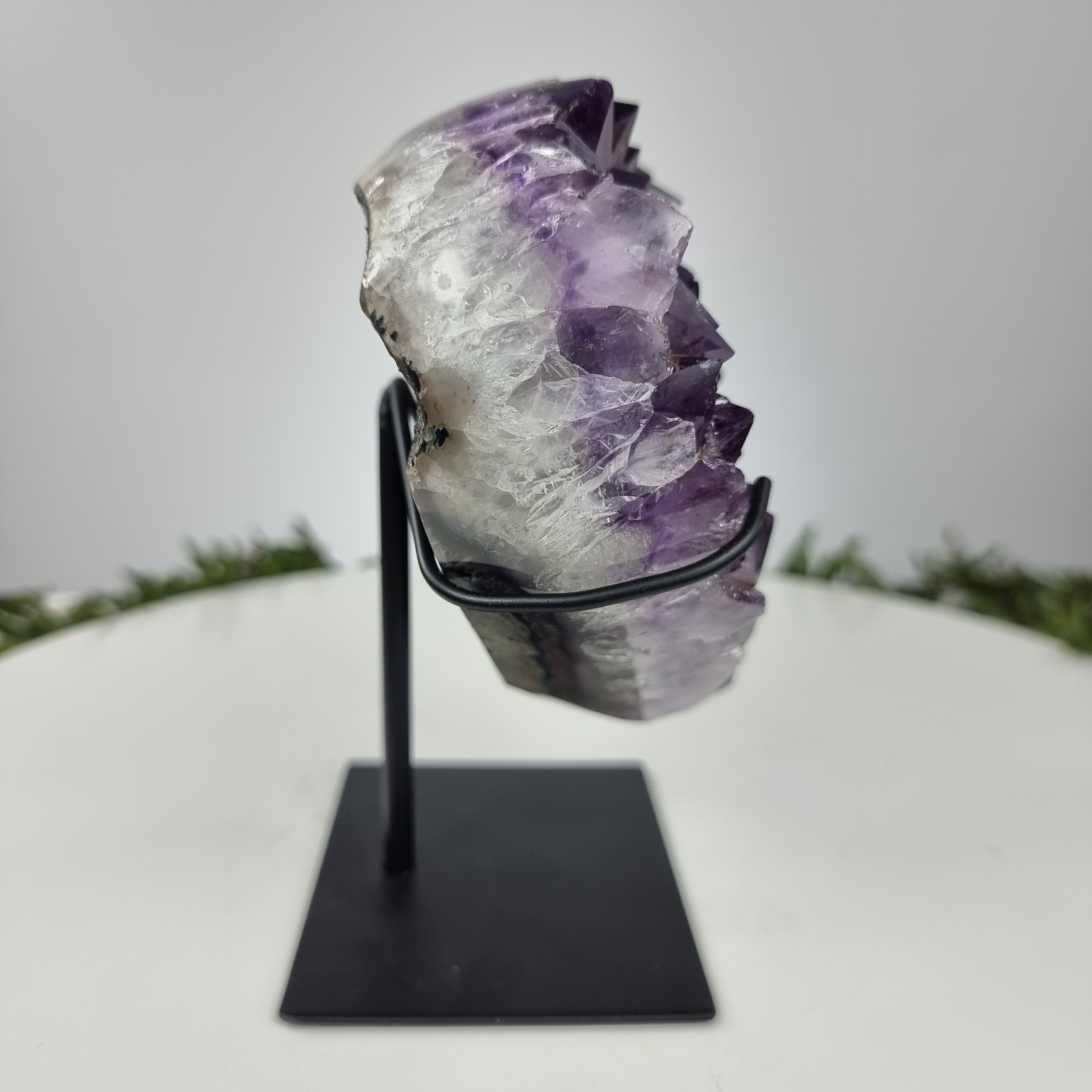 Coração de Ametista Especial | Peso 1,55 Kgs, Altura 14 cm | Energia, Beleza e Sofisticação