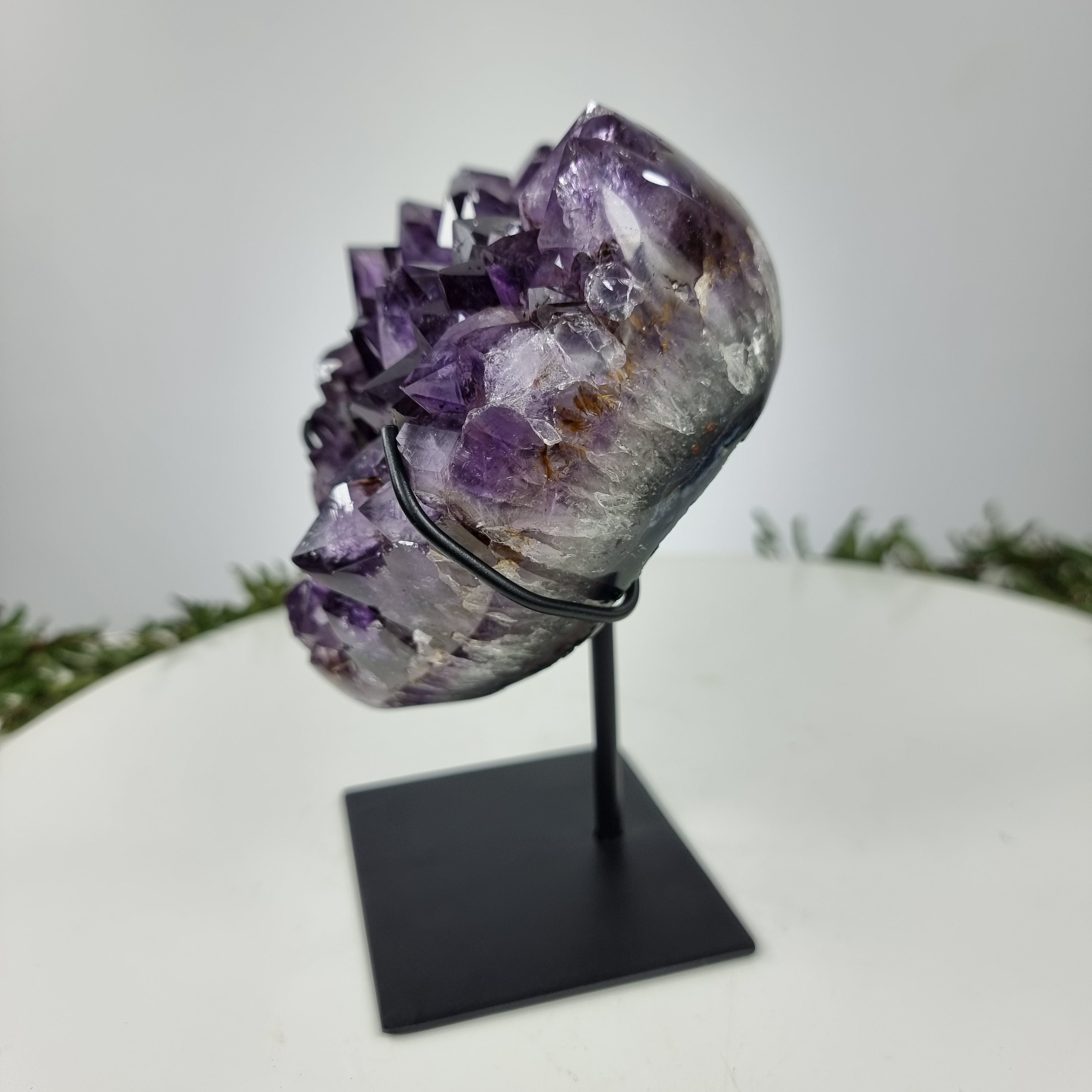 Coração de Ametista Especial | Peso 1,88 Kgs, Altura 21 cm | Energia, Beleza e Sofisticação