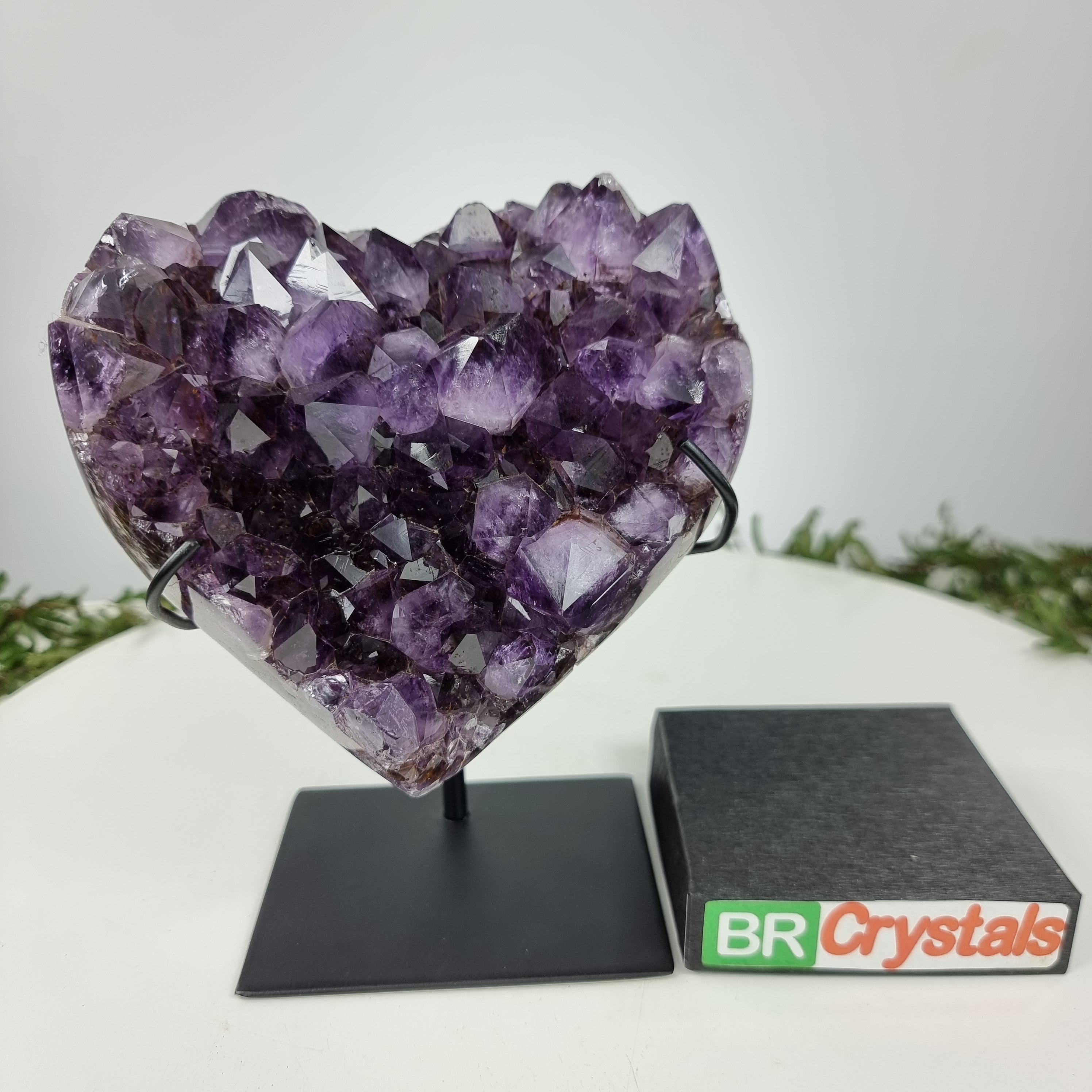 Coração de Ametista Especial | Peso 1,88 Kgs, Altura 21 cm | Energia, Beleza e Sofisticação