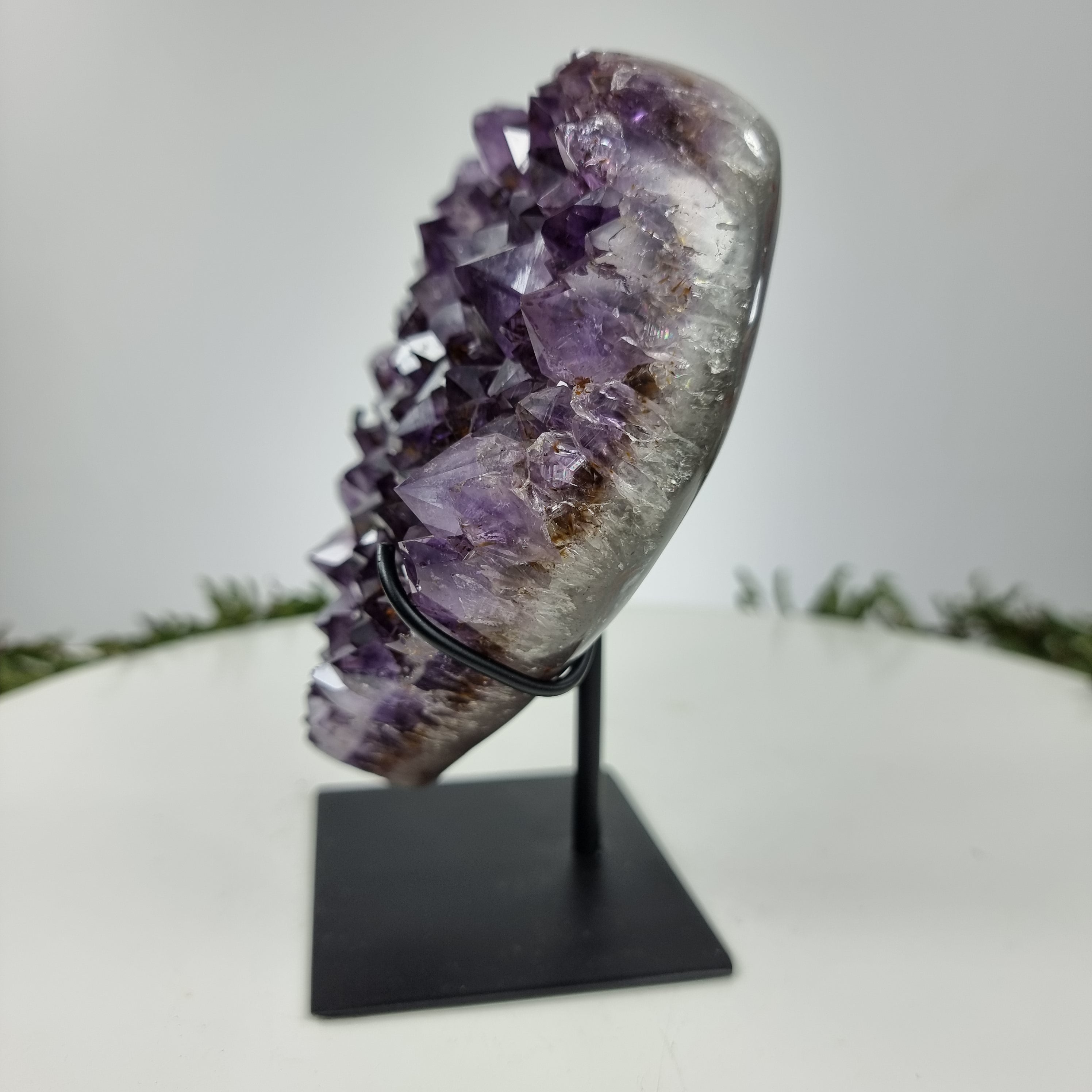 Coração de Ametista Especial | Peso 1,70 Kgs, Altura 19 cm | Energia, Beleza e Sofisticação