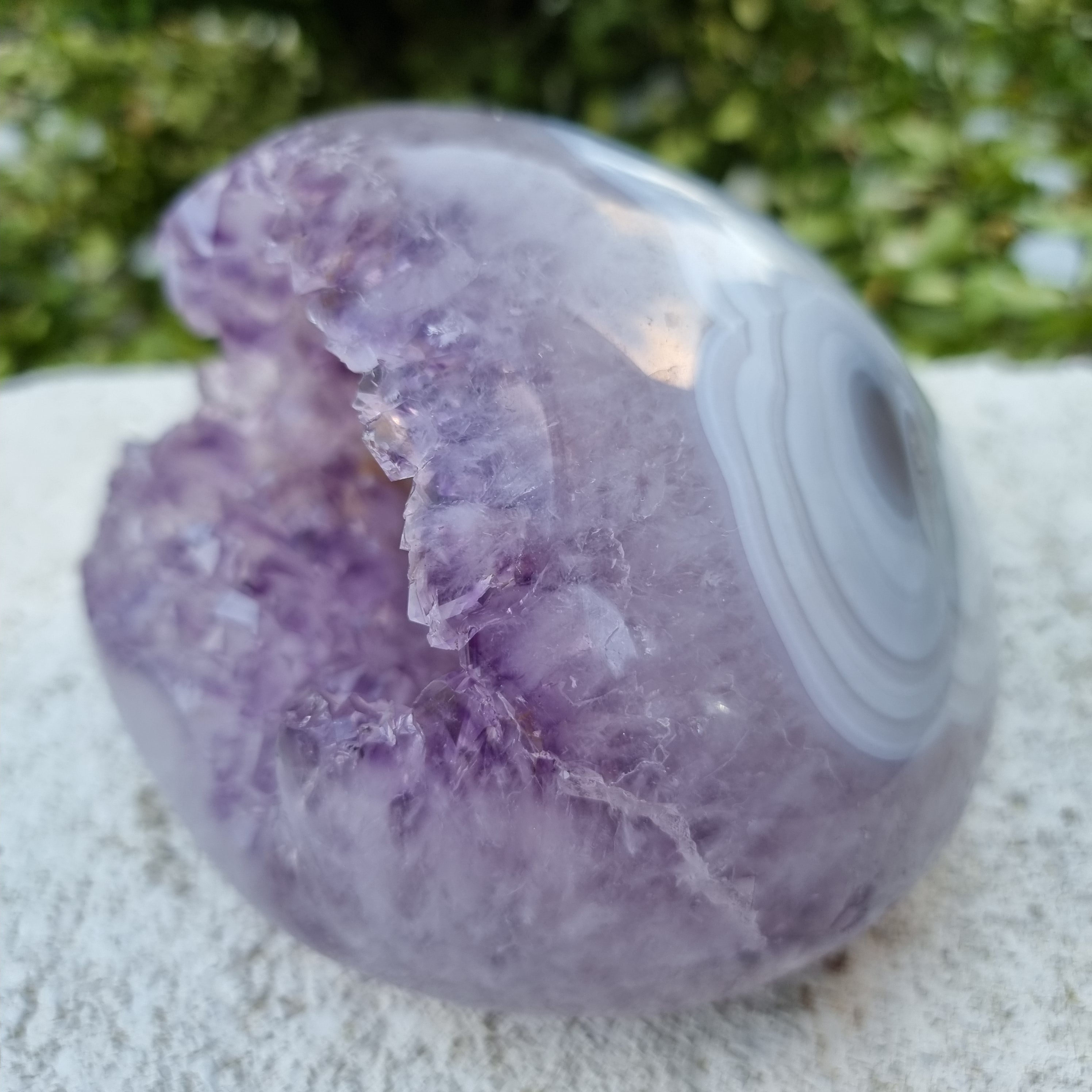 Drusa de Ametista Especial | Peso 1,95 Kgs, Altura 9 cm | Energia, Beleza e Sofisticação