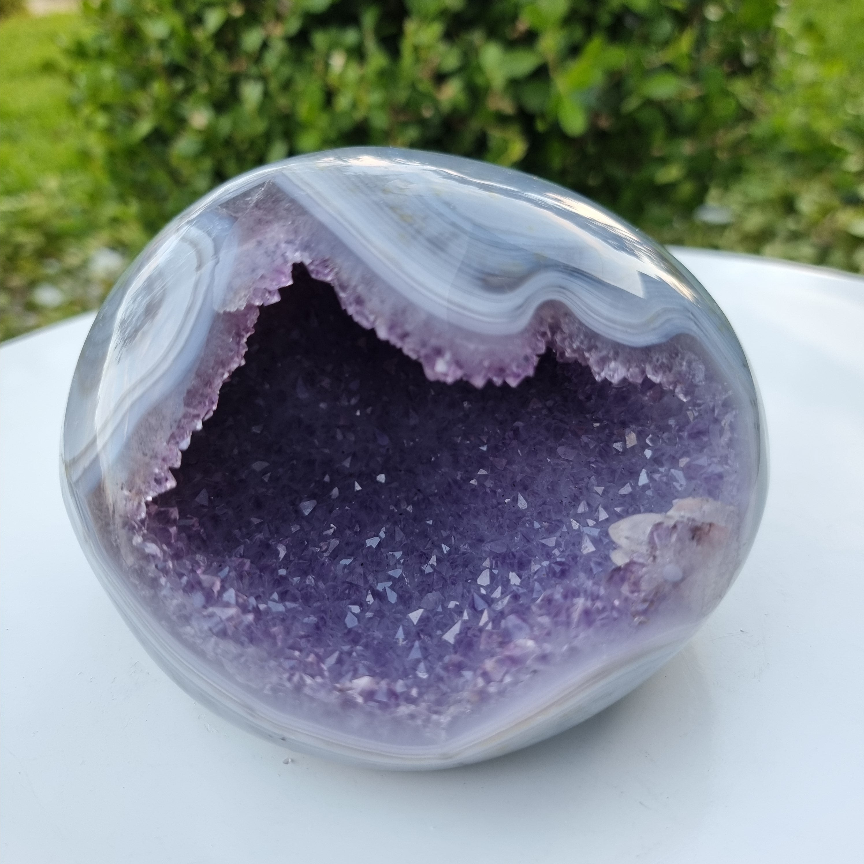 Drusa de Ametista Especial | Peso 1,95 Kgs, Altura 9 cm | Energia, Beleza e Sofisticação