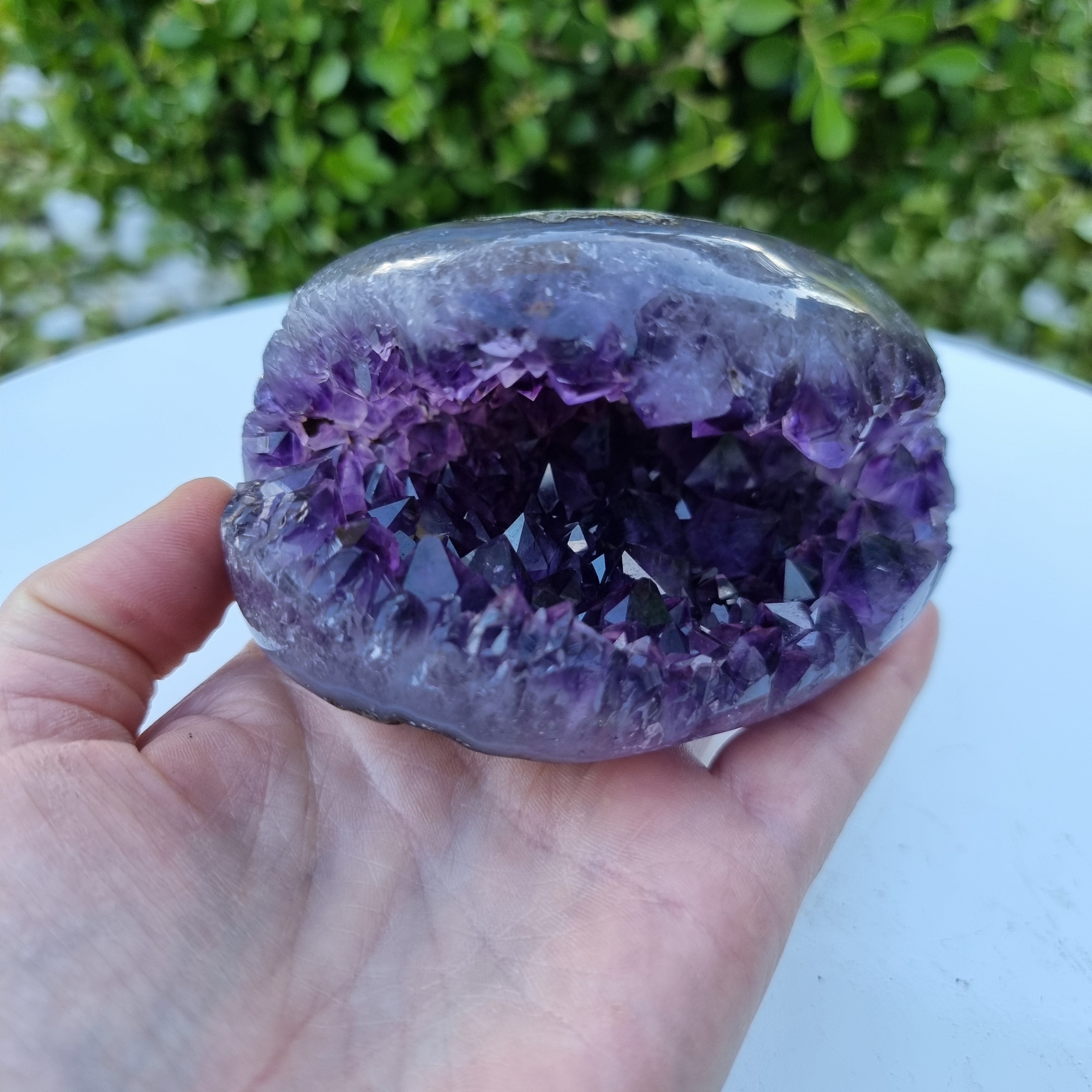 Drusa de Ametista Especial | Peso 0,95 Kgs, Largura 11 cm | Energia, Beleza e Sofisticação