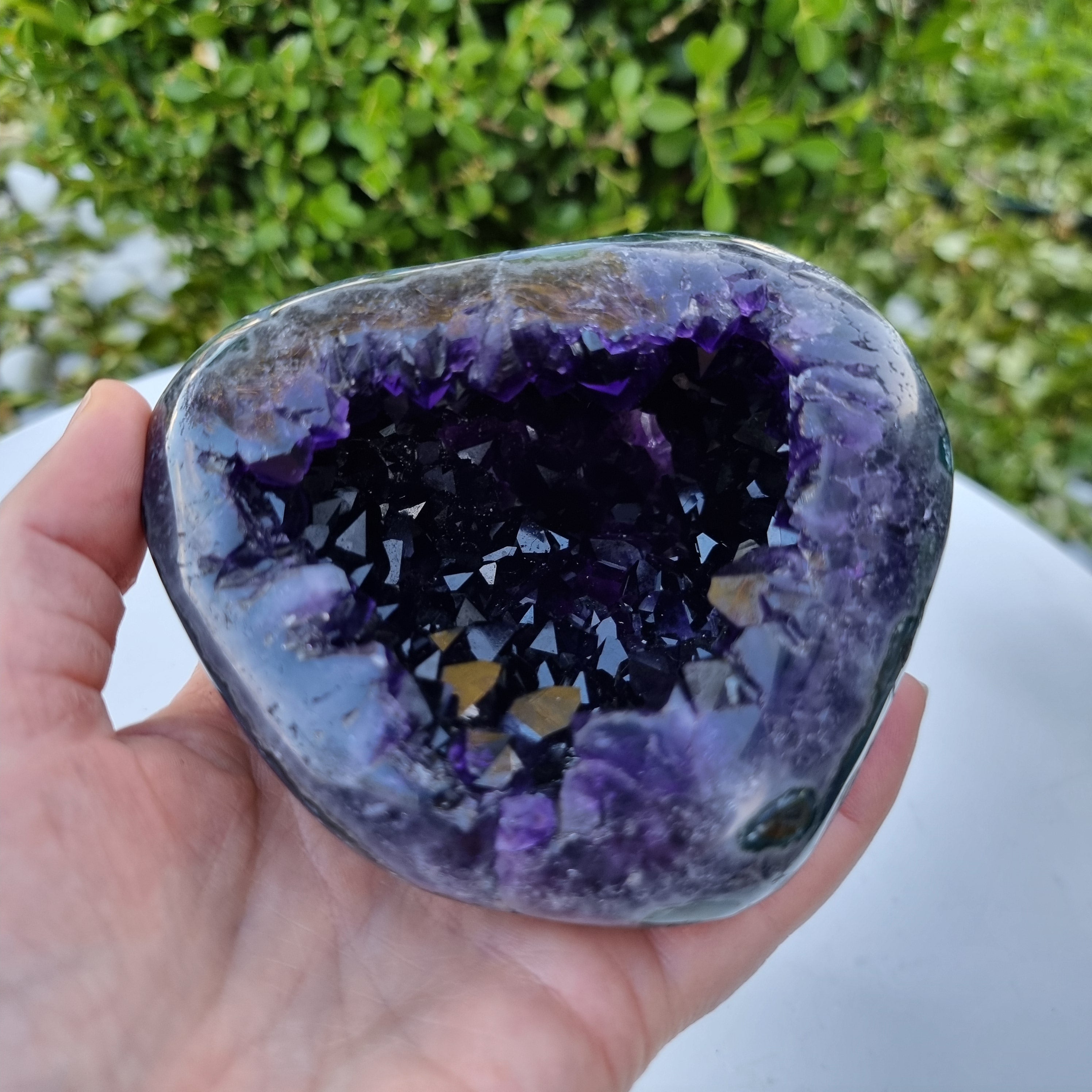 Drusa de Ametista Especial | Peso 0,95 Kgs, Largura 11 cm | Energia, Beleza e Sofisticação