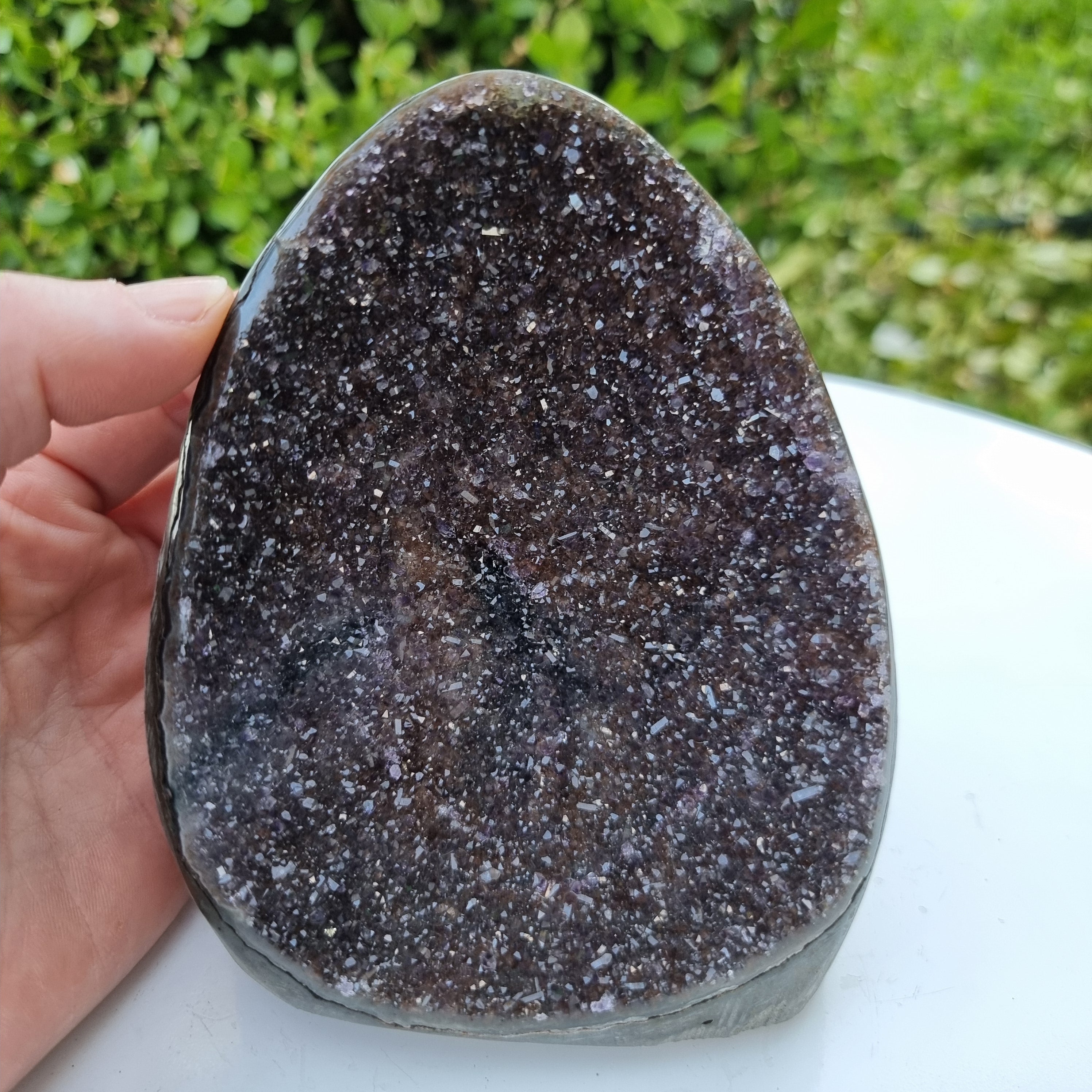 Drusa de Ametista Especial | Peso 1,10 Kgs, Altura 11 cm | Energia, Beleza e Sofisticação