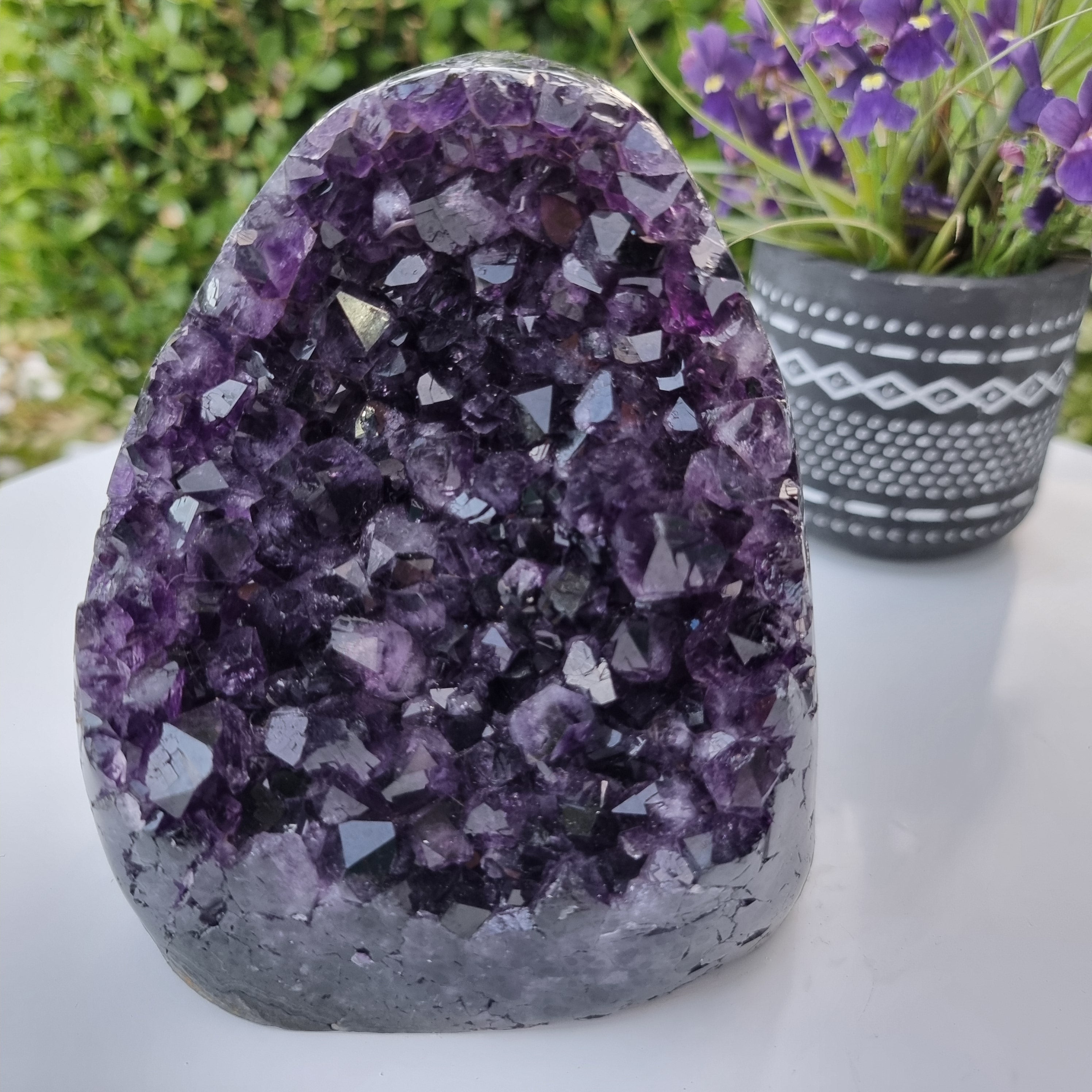 Ametista Roxa Super Especial | Peso 1,85 Kgs, Altura 15 cm | Energia, Beleza e Sofisticação