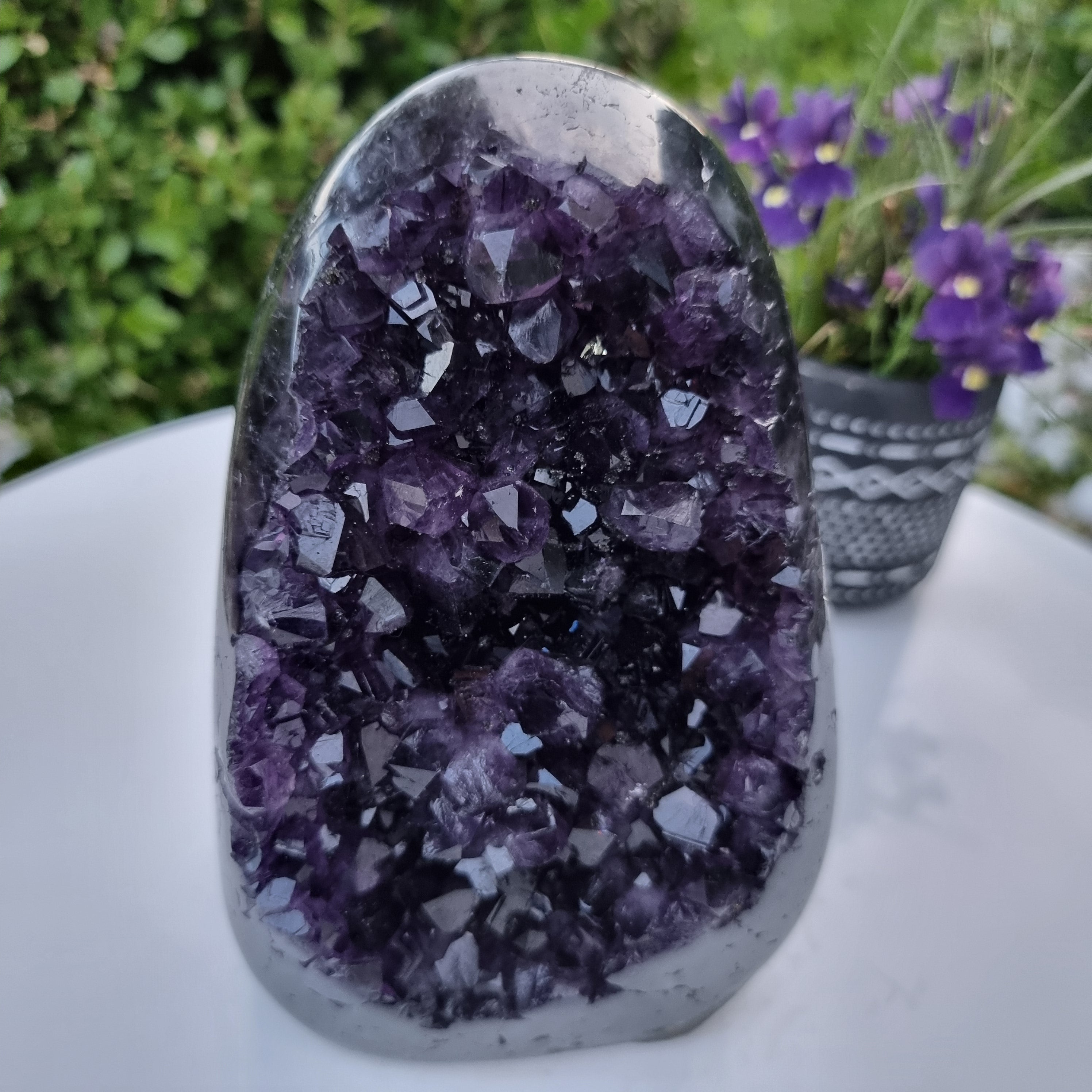 Ametista Roxa Super Especial | Peso 1,85 Kgs, Altura 15 cm | Energia, Beleza e Sofisticação