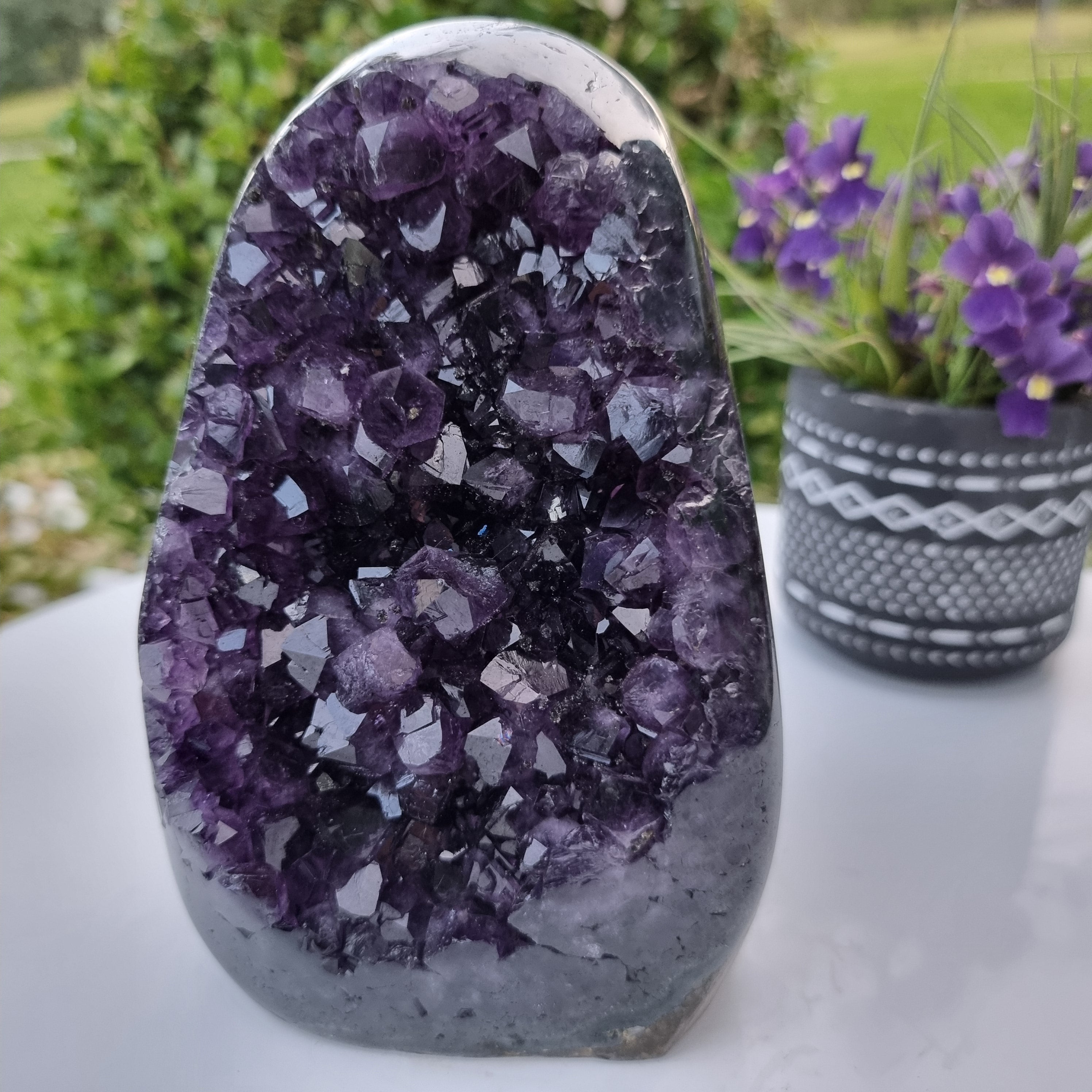 Ametista Roxa Super Especial | Peso 1,85 Kgs, Altura 15 cm | Energia, Beleza e Sofisticação