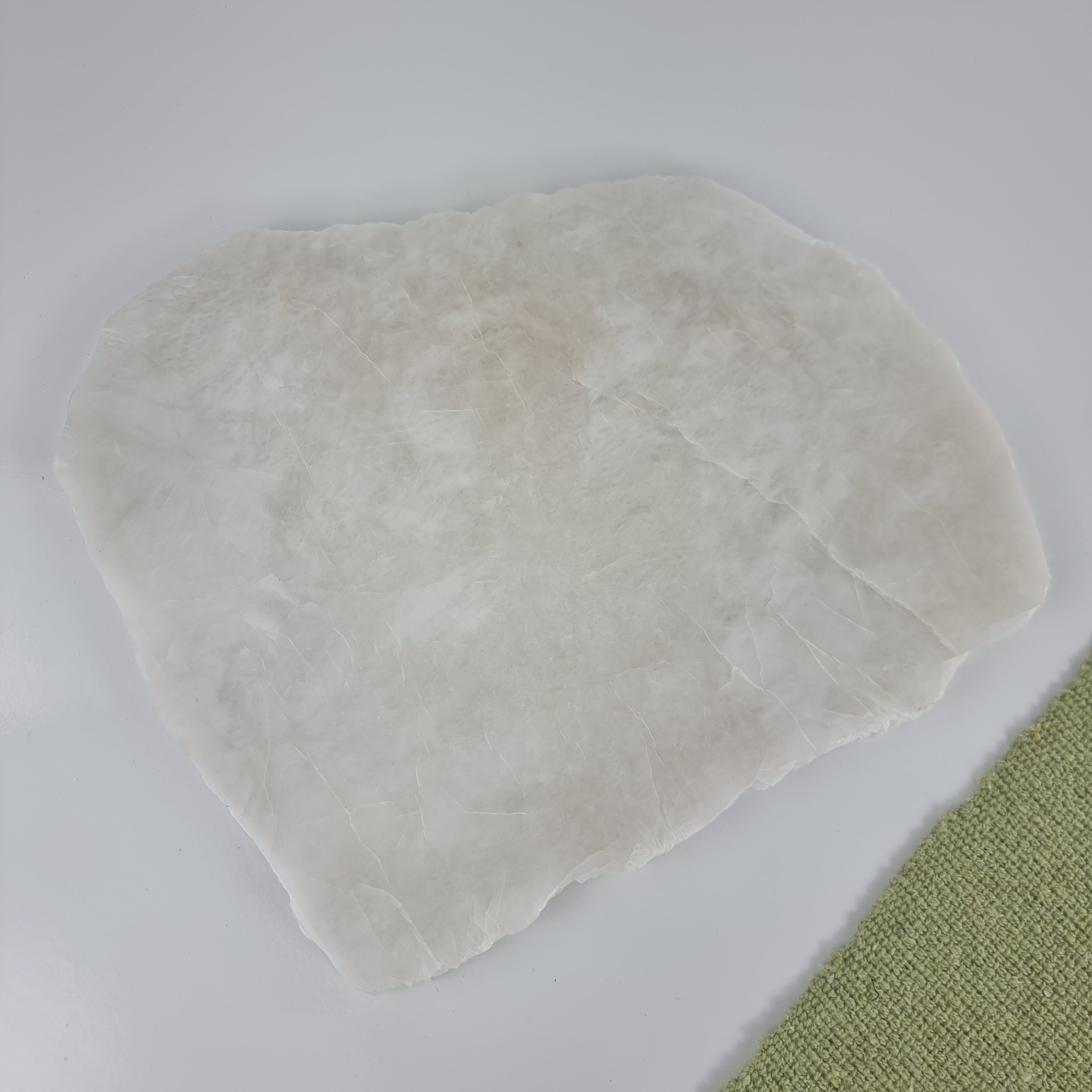 Bandeja de QUARTZO BRANCO Natural Especial | 1 Unidade | Tamanho 30 cm | Peça Artesanal BR Crystals