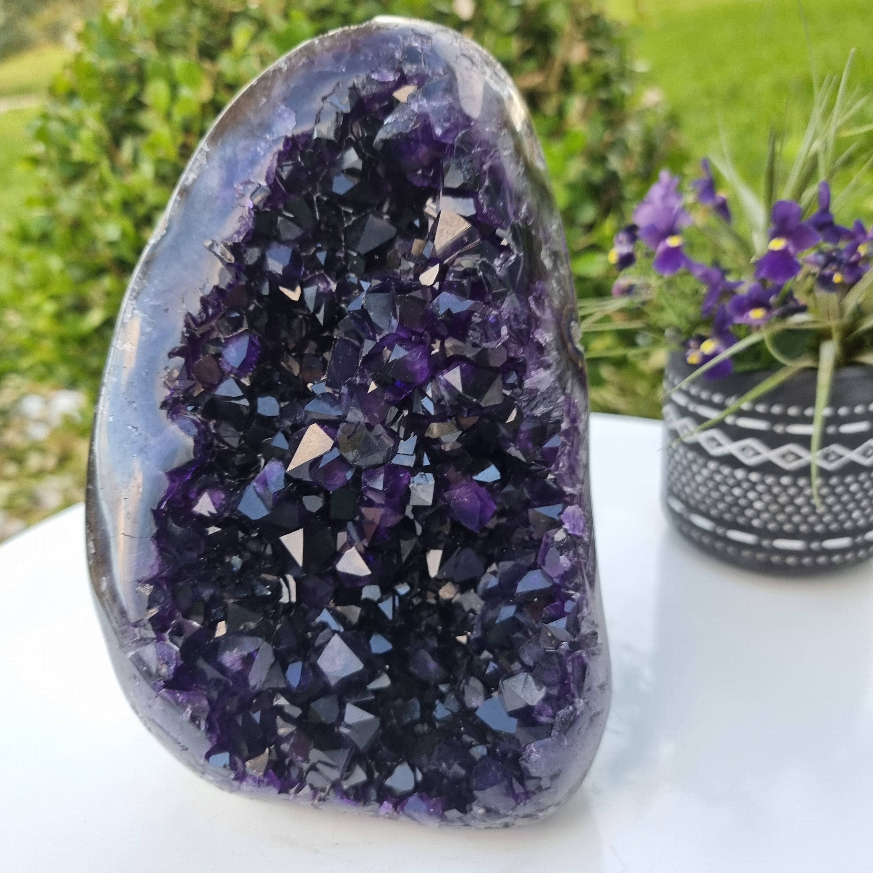 Ametista Roxa Super Especial | Peso 3,00 Kgs, Altura 20 cm | Energia, Beleza e Sofisticação