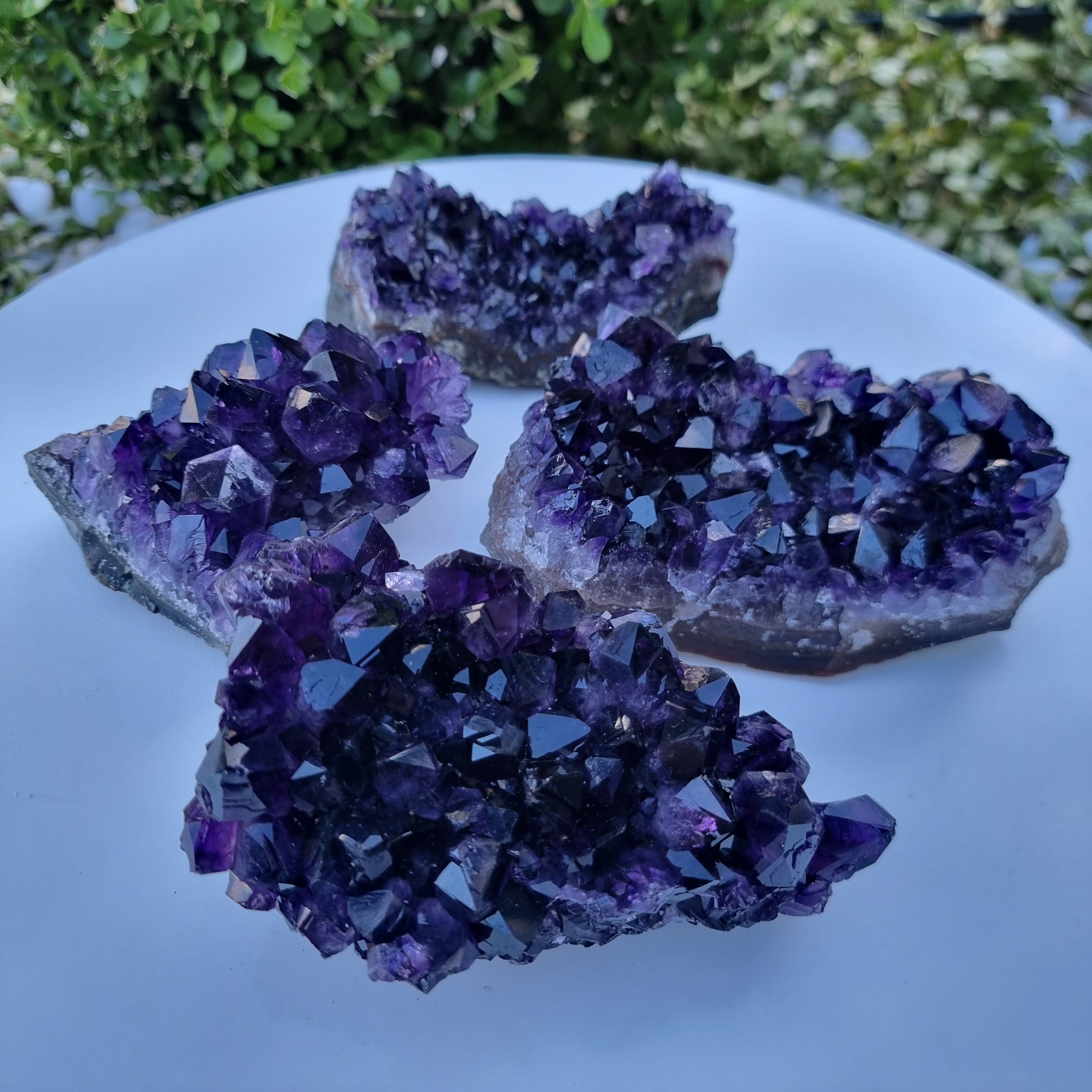 Drusas de Ametista Super Roxa | Peso 1,70 Kgs, Comprimento 18 cm | Energia, Beleza e Sofisticação