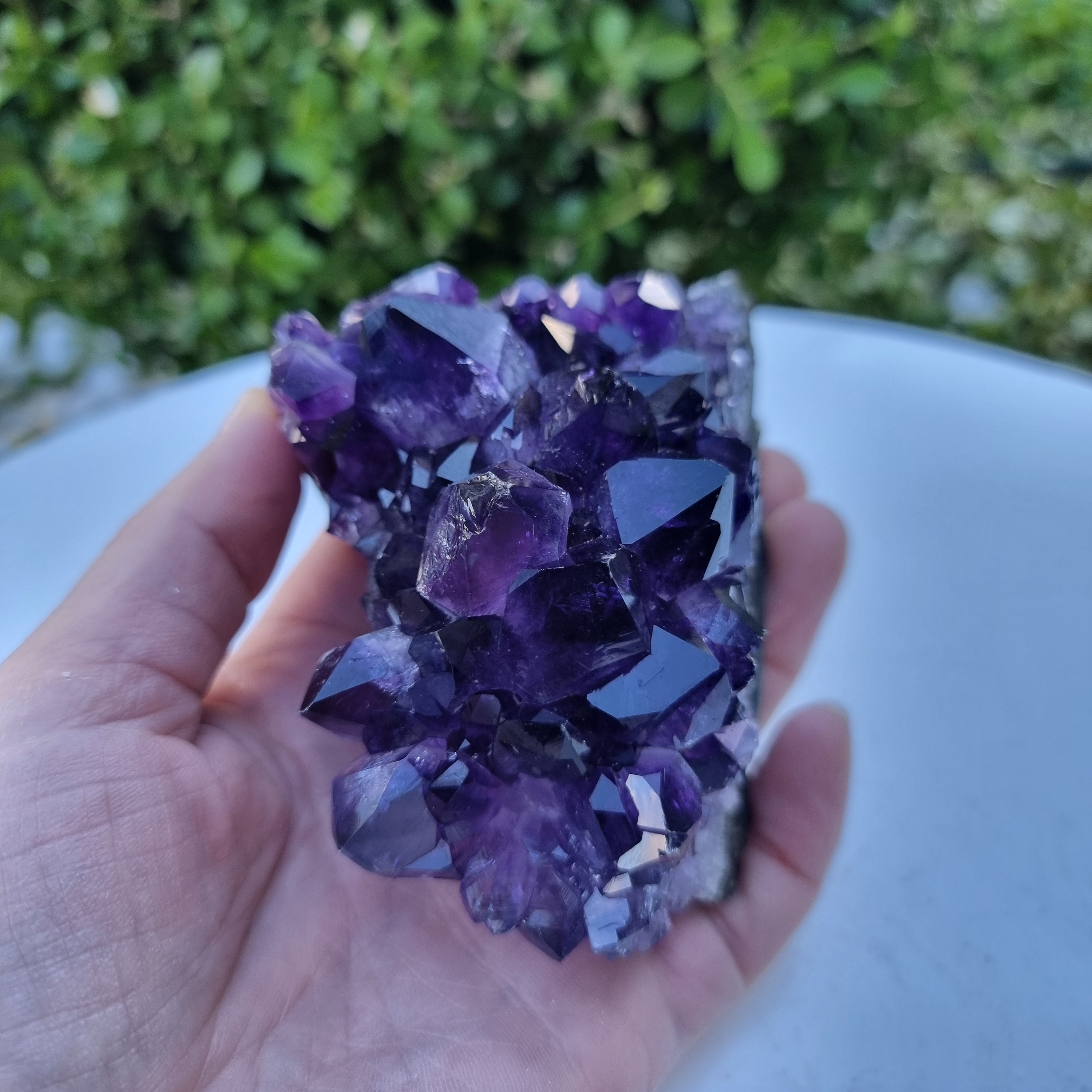 Drusas de Ametista Super Roxa | Peso 1,70 Kgs, Comprimento 18 cm | Energia, Beleza e Sofisticação