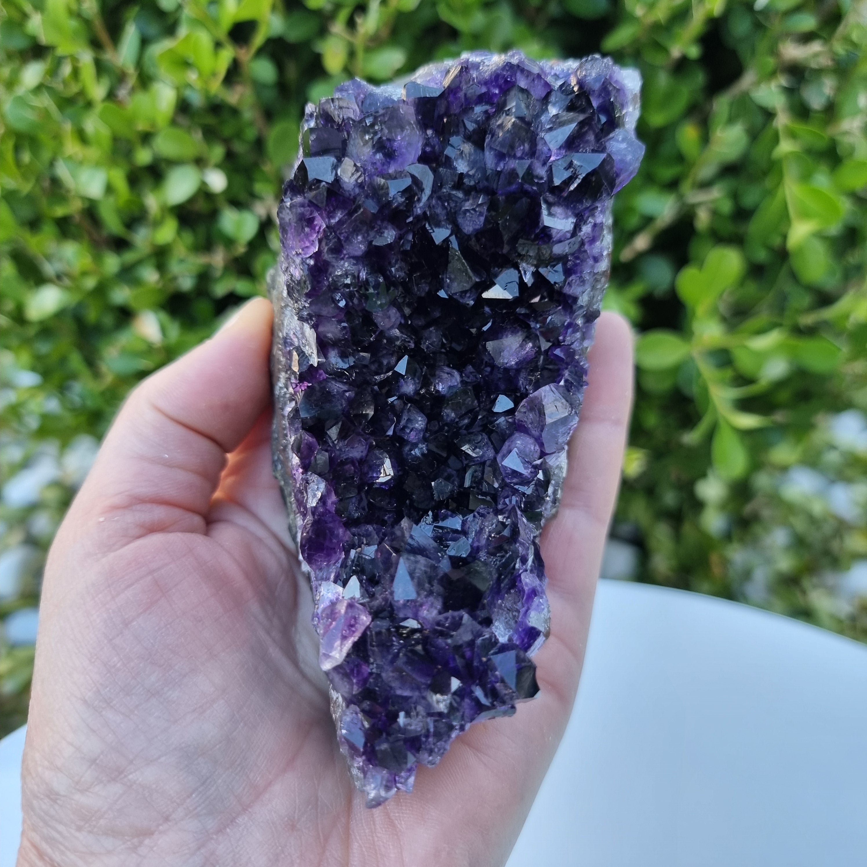 Drusas de Ametista Super Roxa | Peso 1,70 Kgs, Comprimento 18 cm | Energia, Beleza e Sofisticação