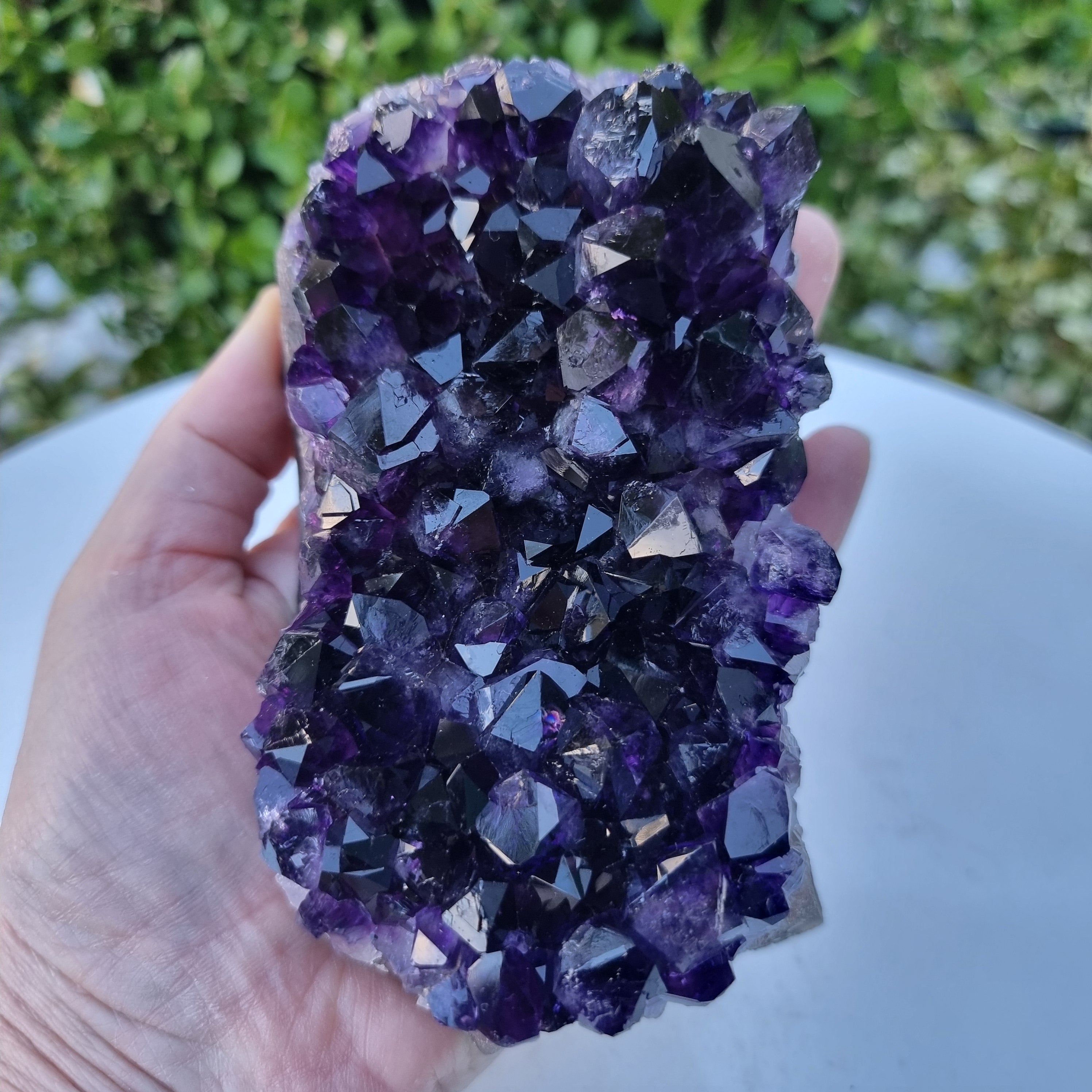 Drusas de Ametista Super Roxa | Peso 1,70 Kgs, Comprimento 18 cm | Energia, Beleza e Sofisticação