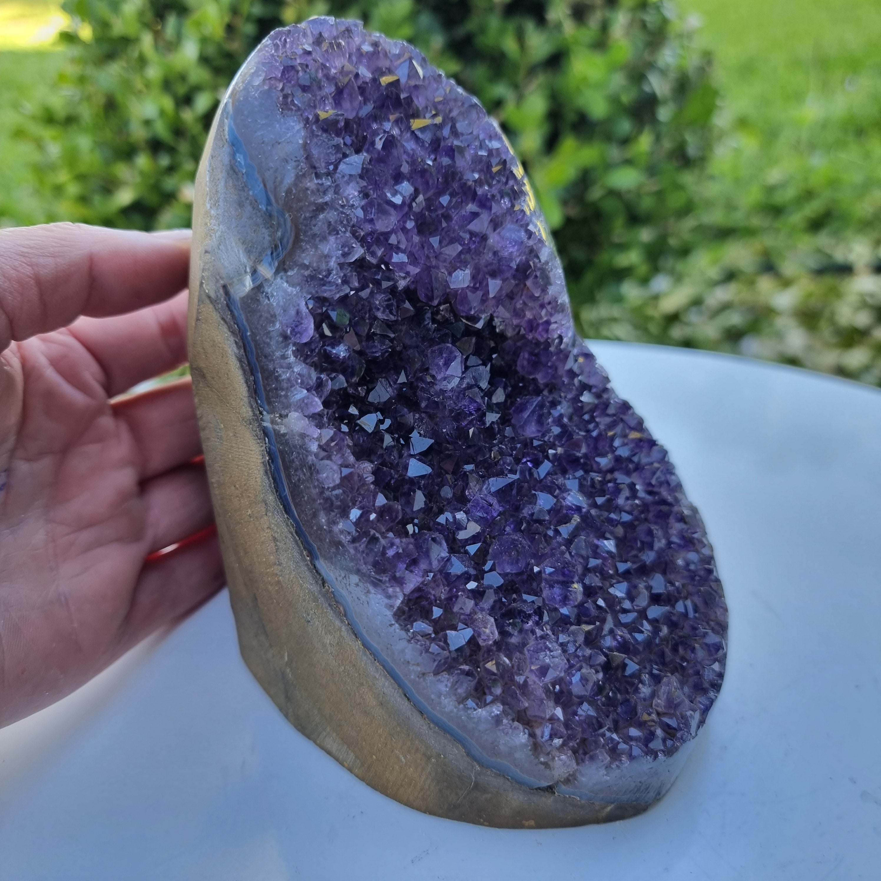 Drusa de Ametista Especial | Peso 1,80 Kgs, Altura 13 cm | Energia, Beleza e Sofisticação