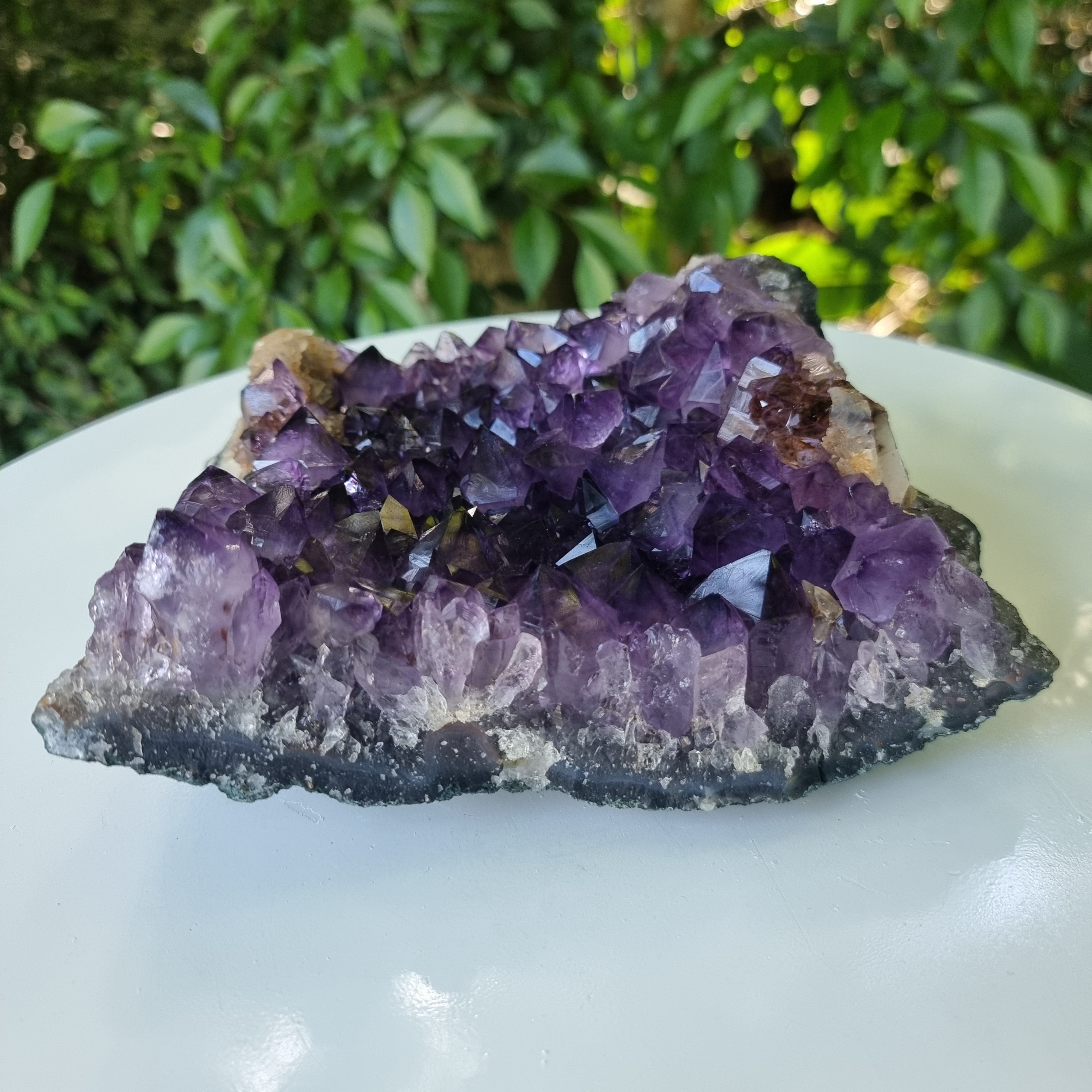 Drusas de Ametista Super Roxa | Peso 1,90 Kgs, Comprimento 20 cm | Energia, Beleza e Sofisticação