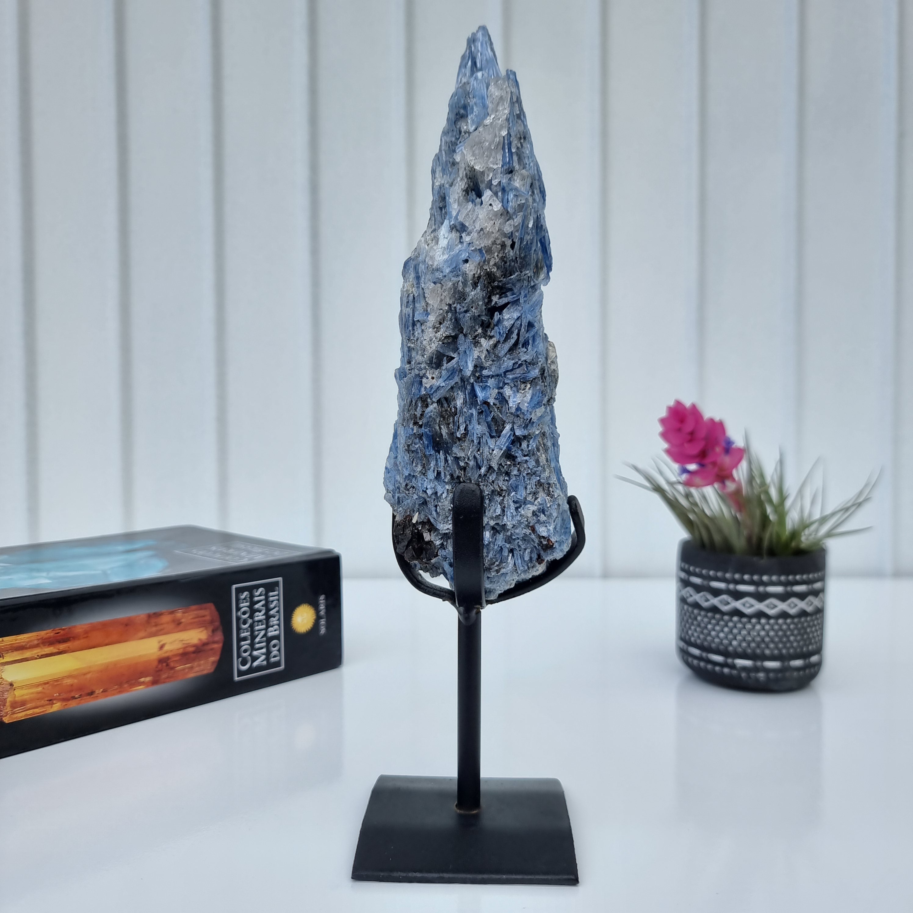 Cianita Natural Especial | Peso 0,95 Kgs, Altura 29 cm | Energia, Beleza e Sofisticação