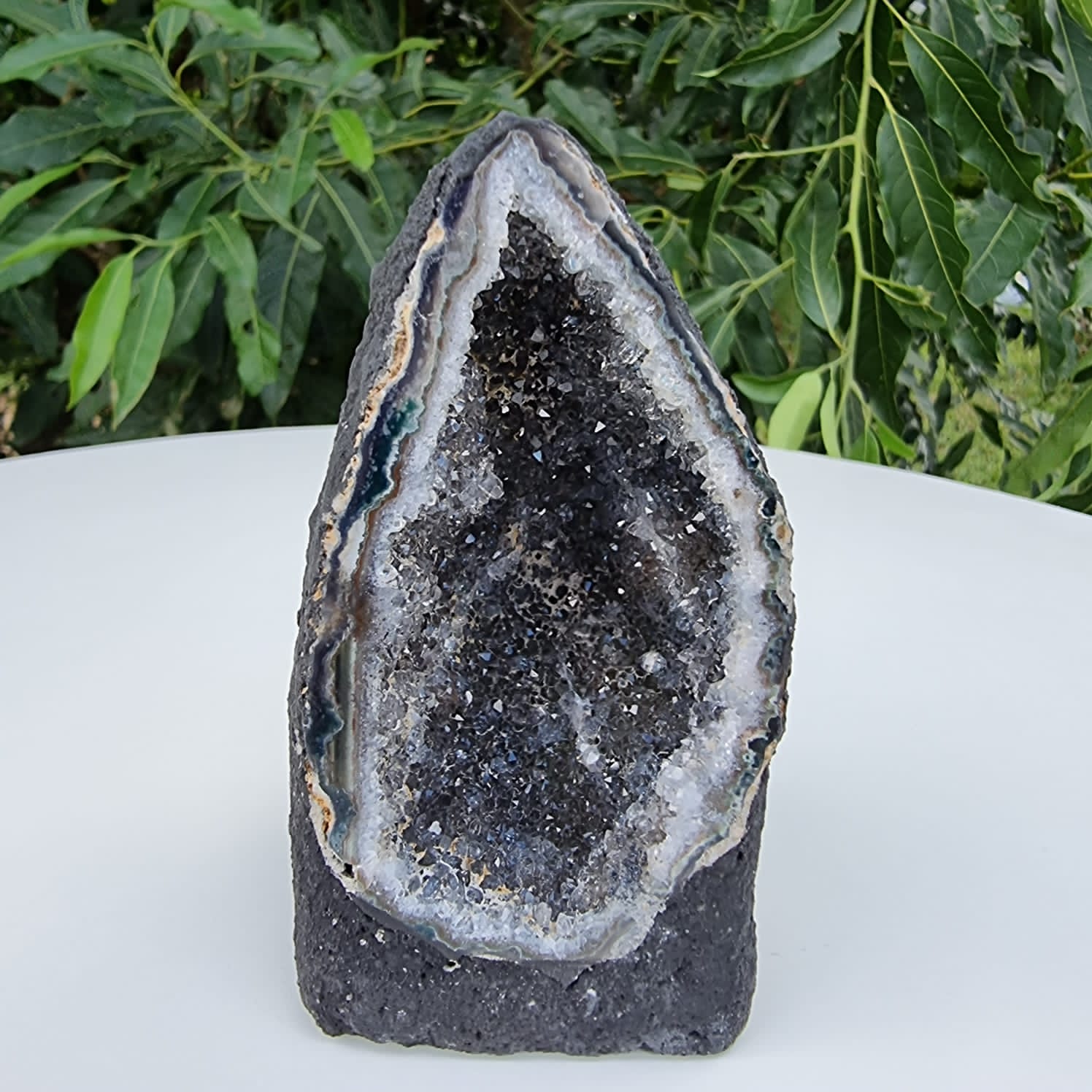 Capela em Ametista Bruta Drusa - Geodo de Ametista 1,10 Kgs, Super Special - Escolha o Modelo