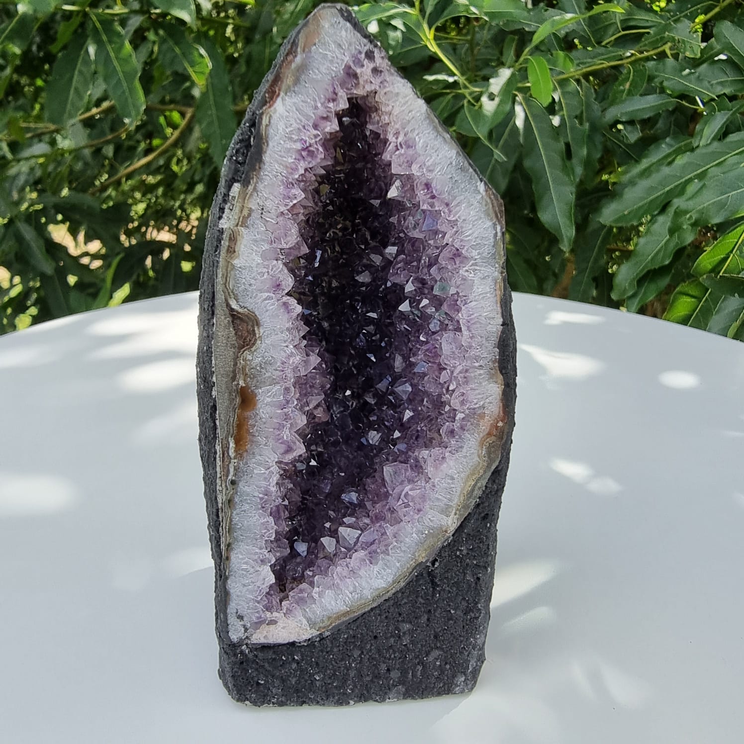 Capela em Ametista Bruta Drusa - Geodo de Ametista 1,10 Kgs, Super Special - Escolha o Modelo
