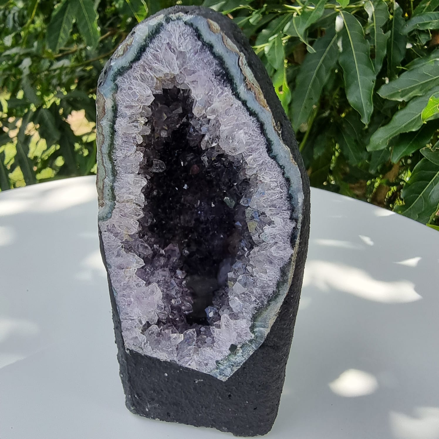 Capela em Ametista Bruta Drusa - Geodo de Ametista 1,10 Kgs, Super Special - Escolha o Modelo