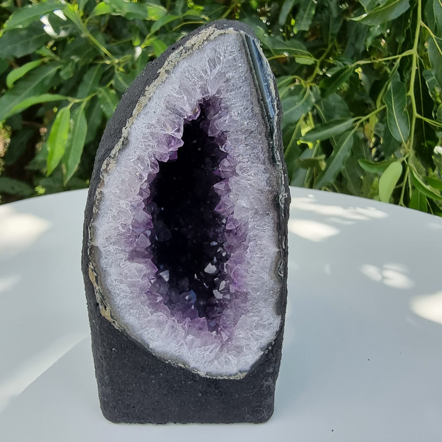 Capela em Ametista Bruta Drusa - Geodo de Ametista 1,10 Kgs, Super Special - Escolha o Modelo