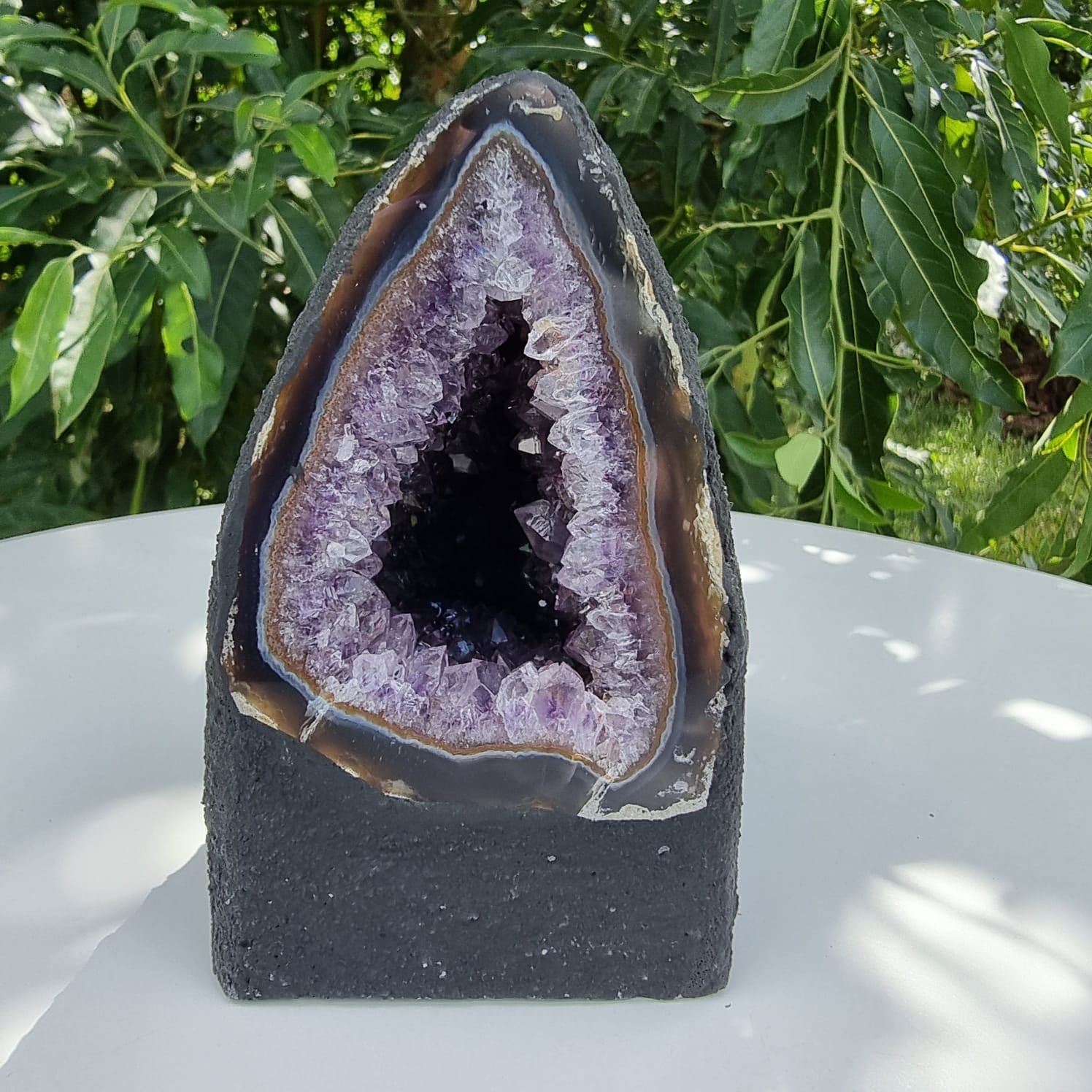 Capela em Ametista Bruta Drusa - Geodo de Ametista 1,10 Kgs, Super Special - Escolha o Modelo