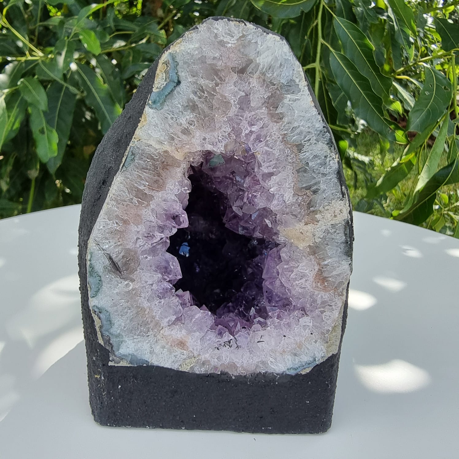 Capela em Ametista Bruta Drusa - Geodo de Ametista 1,10 Kgs, Super Special - Escolha o Modelo