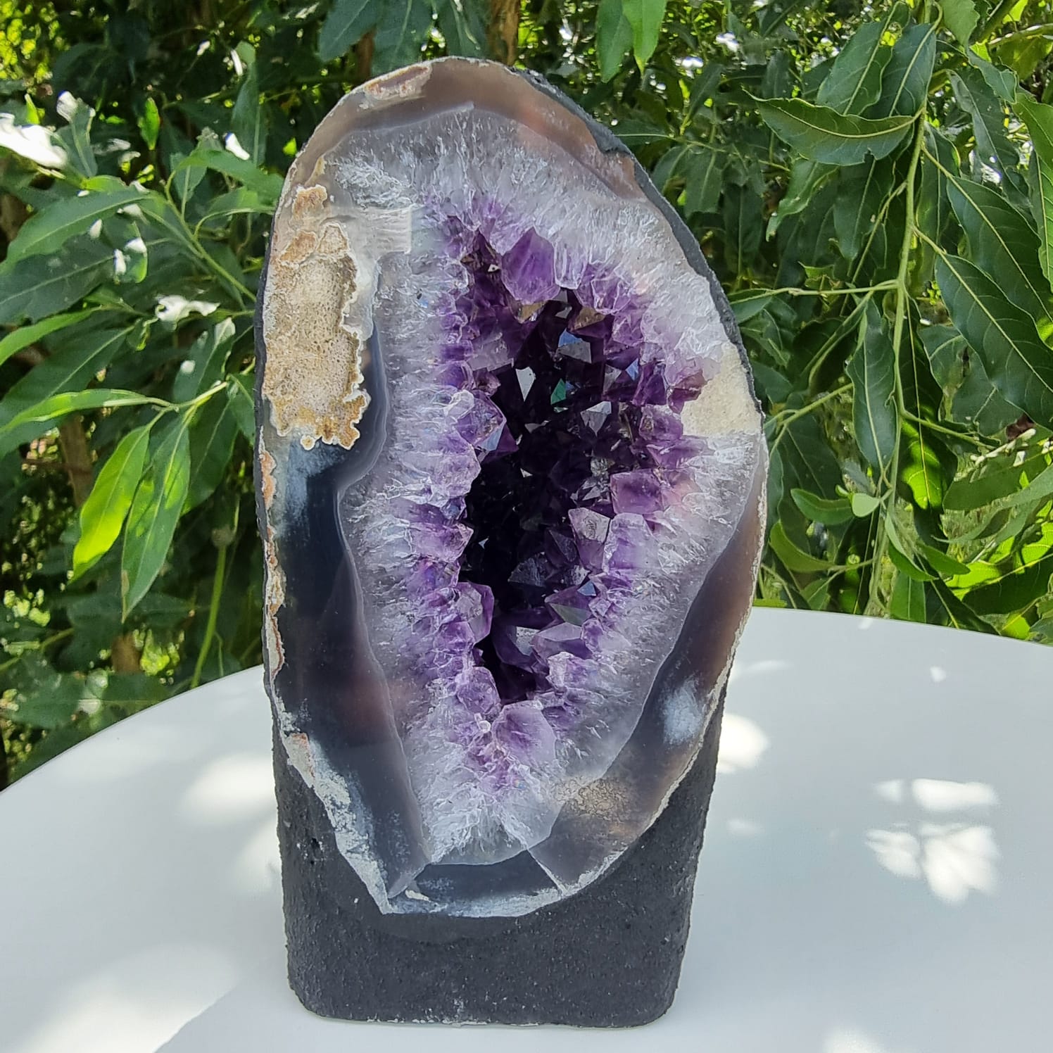 Capela em Ametista Bruta Drusa - Geodo de Ametista 1,10 Kgs, Super Special - Escolha o Modelo