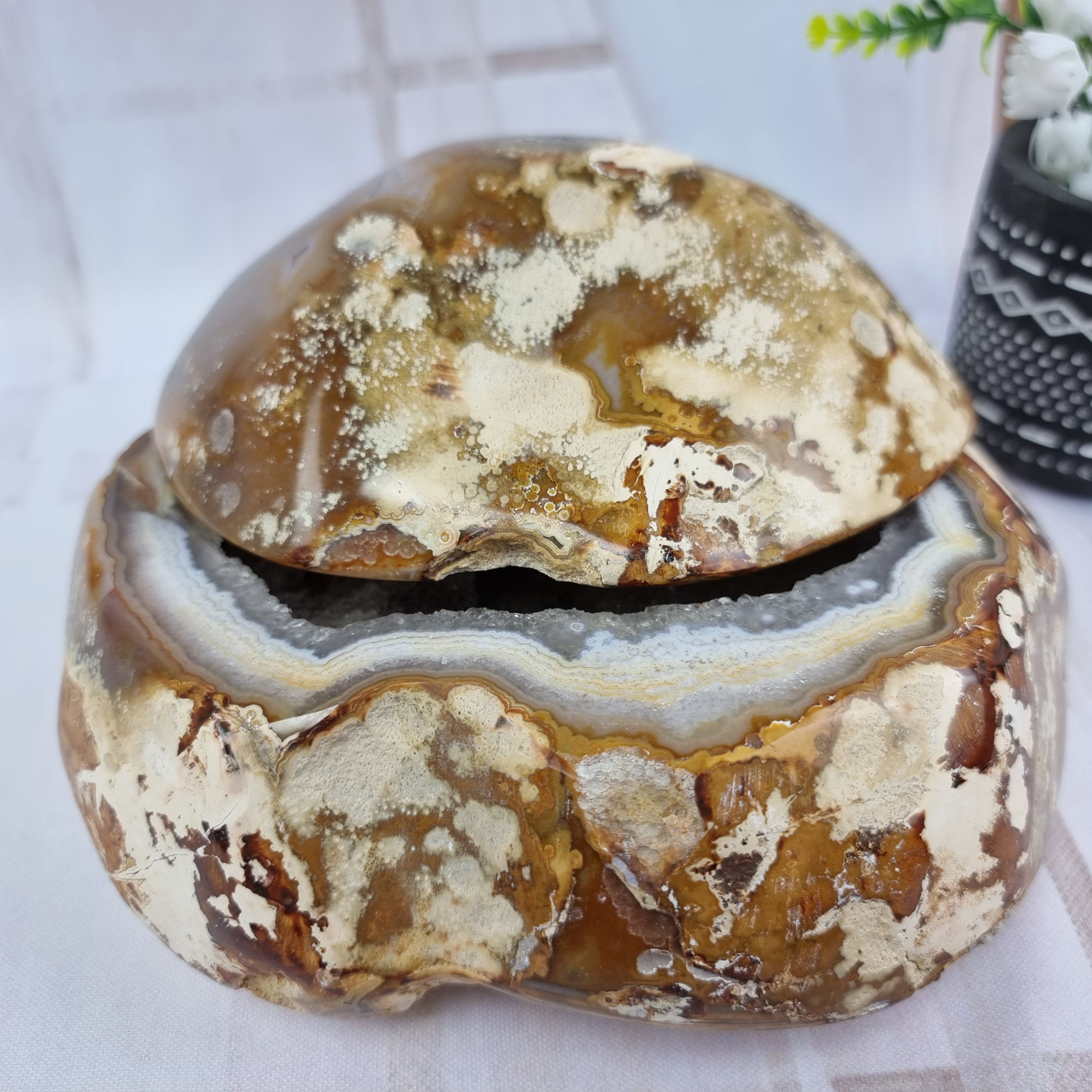 Porta Joias de Àgatas SUPER ESPECIAIS | Peças Polidas | Procuto Exclusivo Único | Peça Artesanal BR Crystals