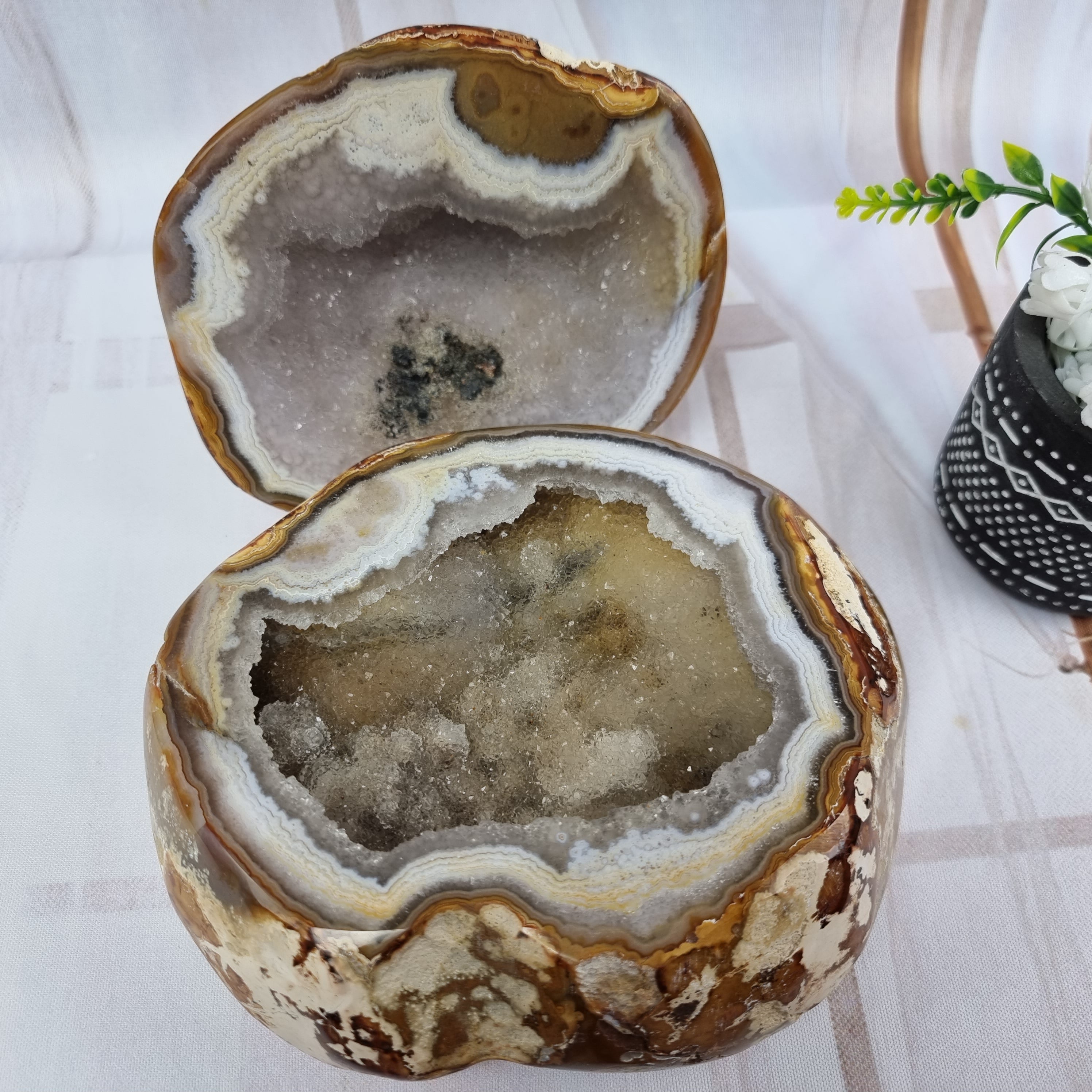 Porta Joias de Àgatas SUPER ESPECIAIS | Peças Polidas | Procuto Exclusivo Único | Peça Artesanal BR Crystals