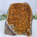 Drusa de Citrino Especial | Peso 1,15 Kgs, Altura de 14 cm | Peça Artesanal BR Crystals