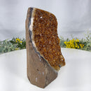 Drusa de Citrino Especial | Peso 1,15 Kgs, Altura de 14 cm | Peça Artesanal BR Crystals