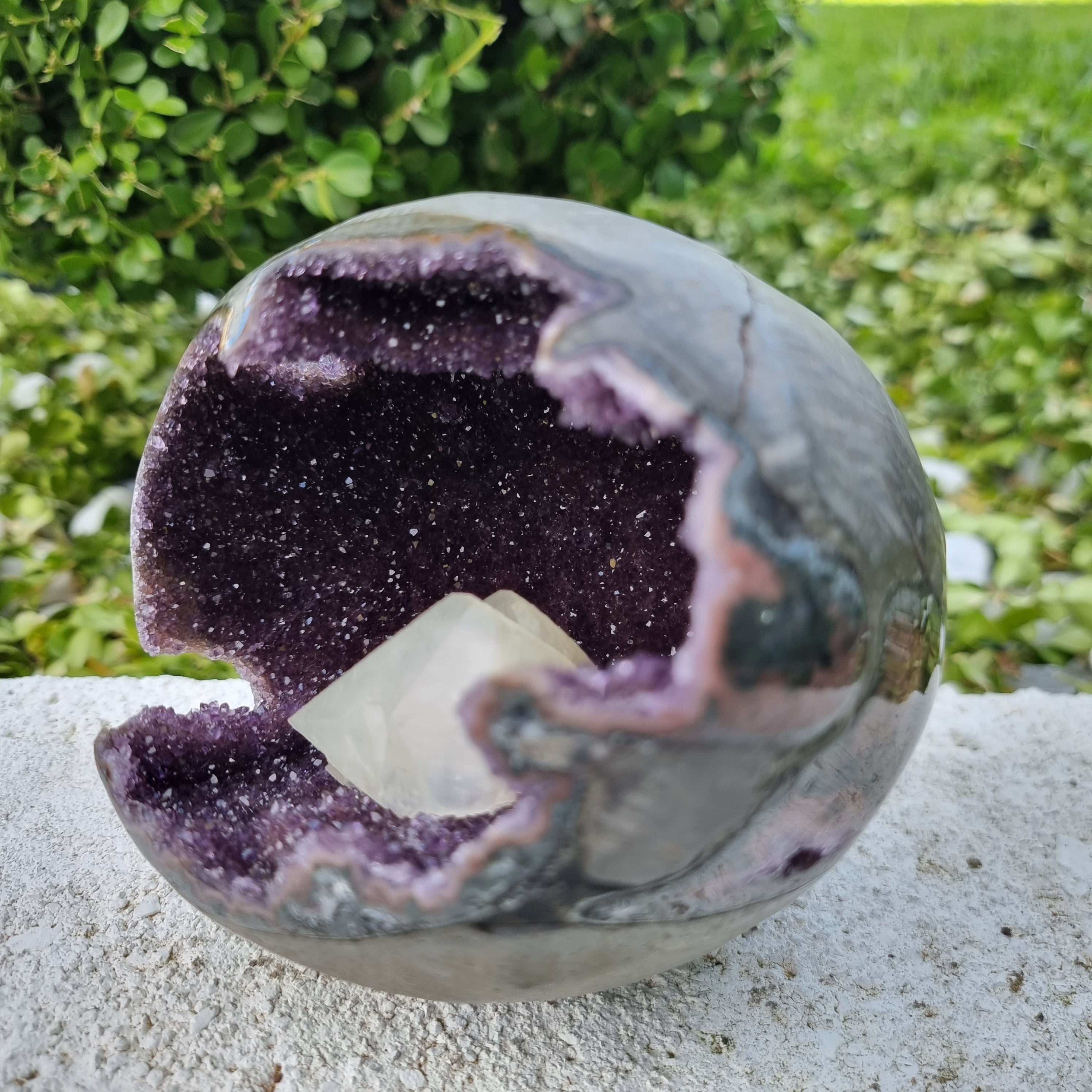 Coração de Ametista Especial | Peso 1,45 Kgs, Altura 13 cm | Energia, Beleza e Sofisticação