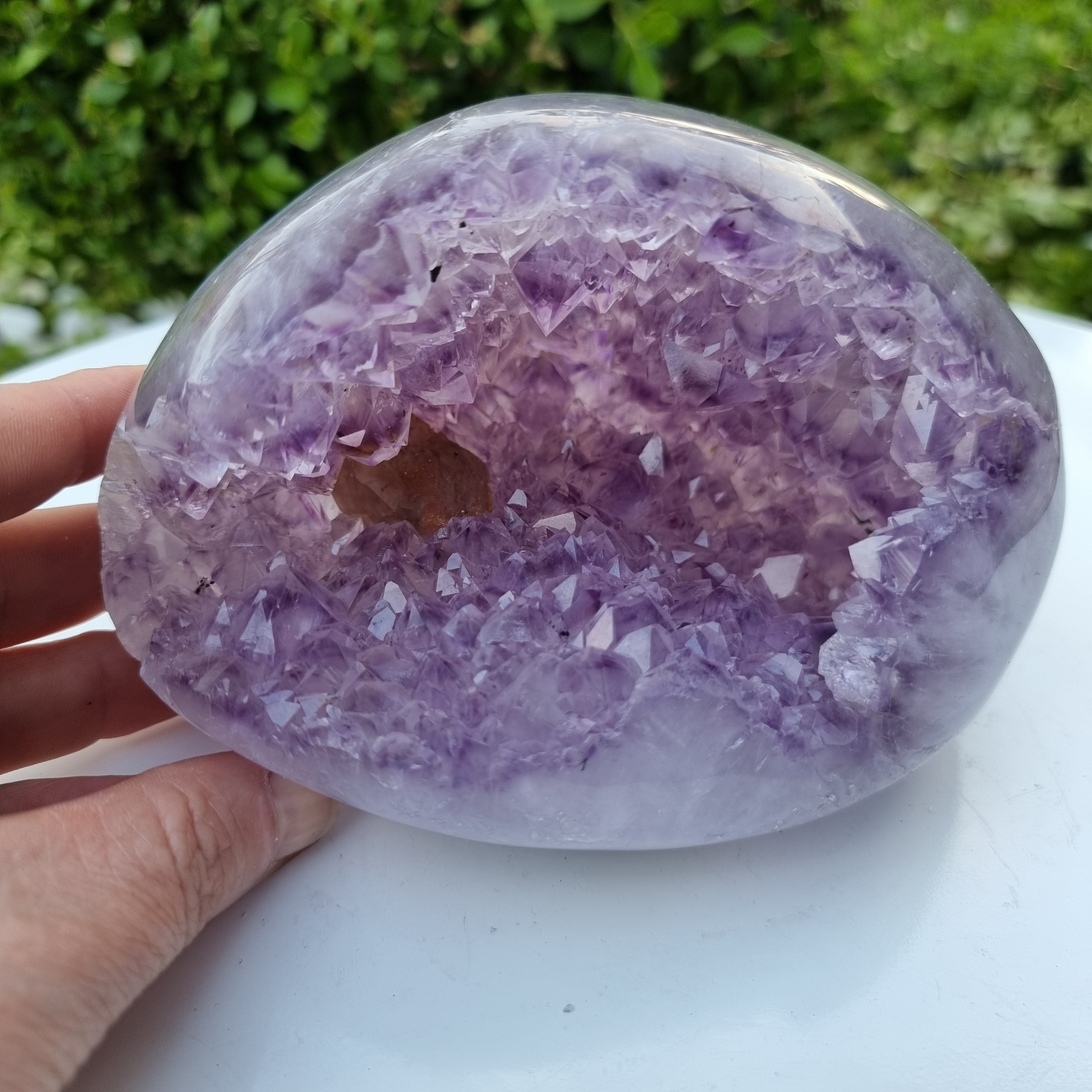 Drusa de Ametista Especial | Peso 1,95 Kgs, Altura 9 cm | Energia, Beleza e Sofisticação