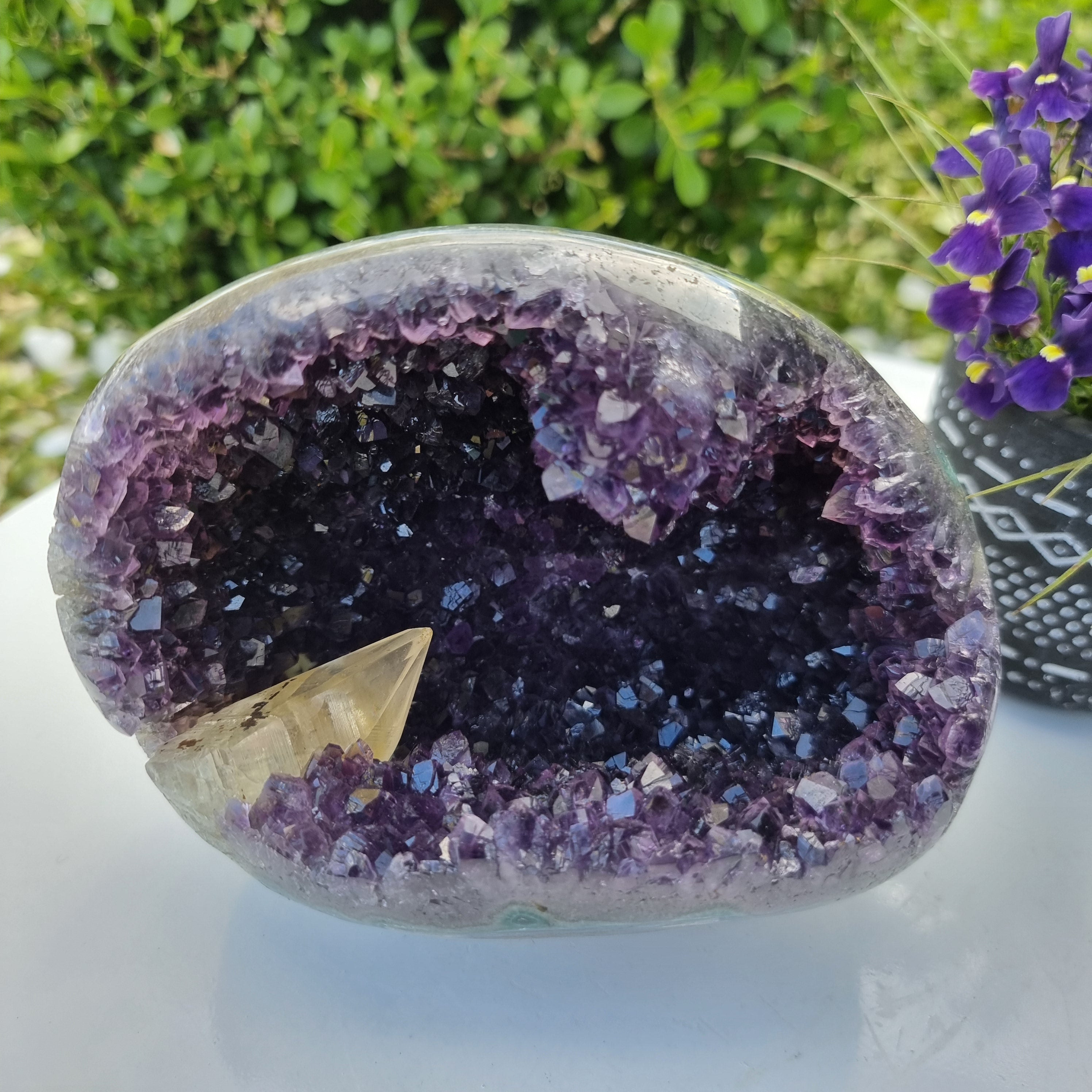 Ametista Roxa Super Especial | Peso 1,56 Kgs, Altura 12 cm | Energia, Beleza e Sofisticação