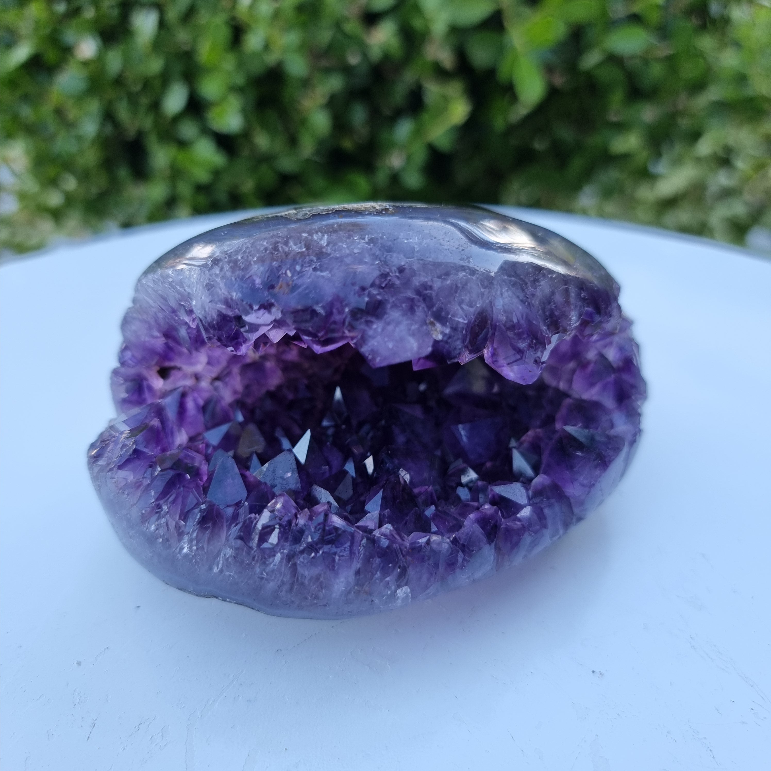 Drusa de Ametista Especial | Peso 0,95 Kgs, Largura 11 cm | Energia, Beleza e Sofisticação