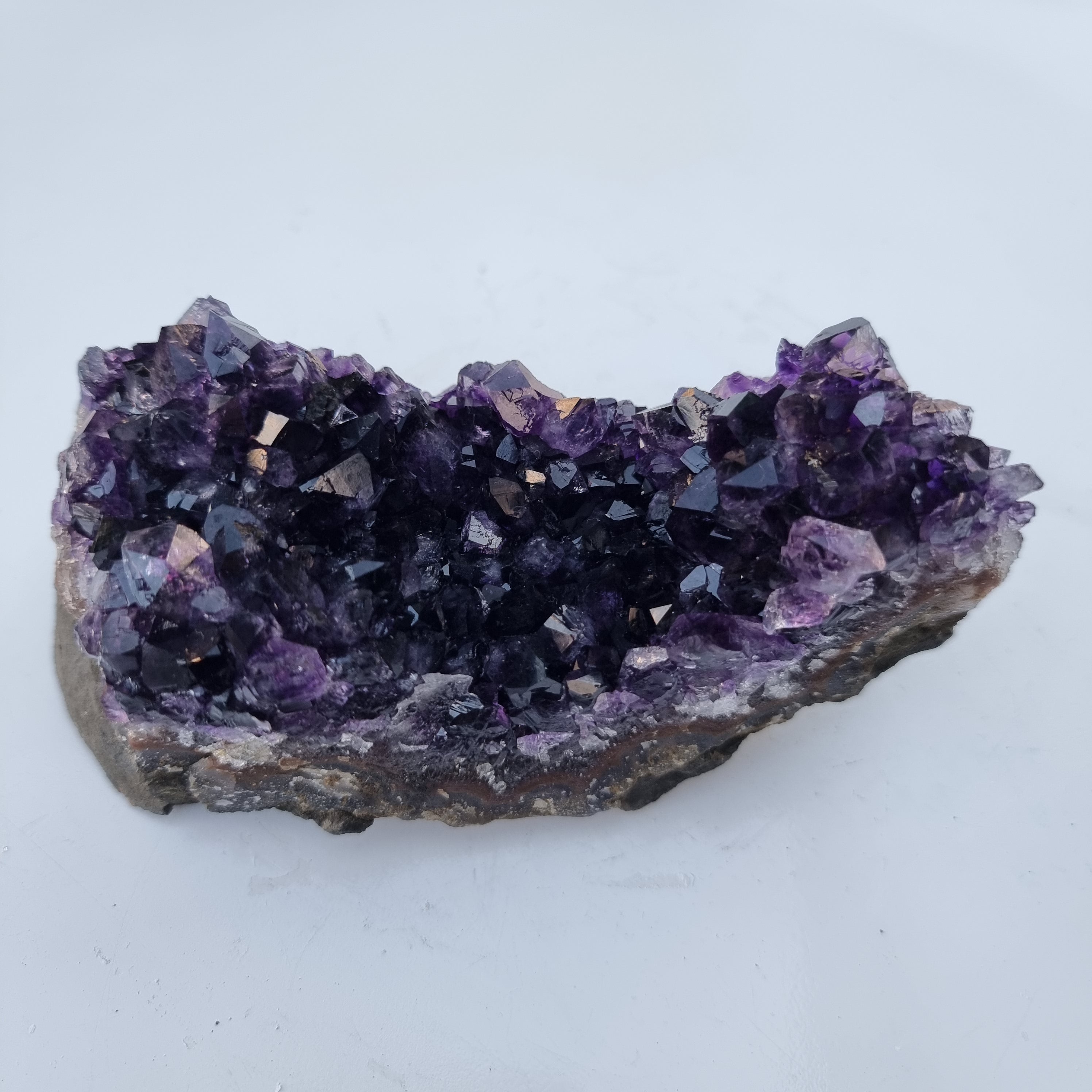 Drusas de Ametista Super Roxa | Peso 1,70 Kgs, Comprimento 18 cm | Energia, Beleza e Sofisticação