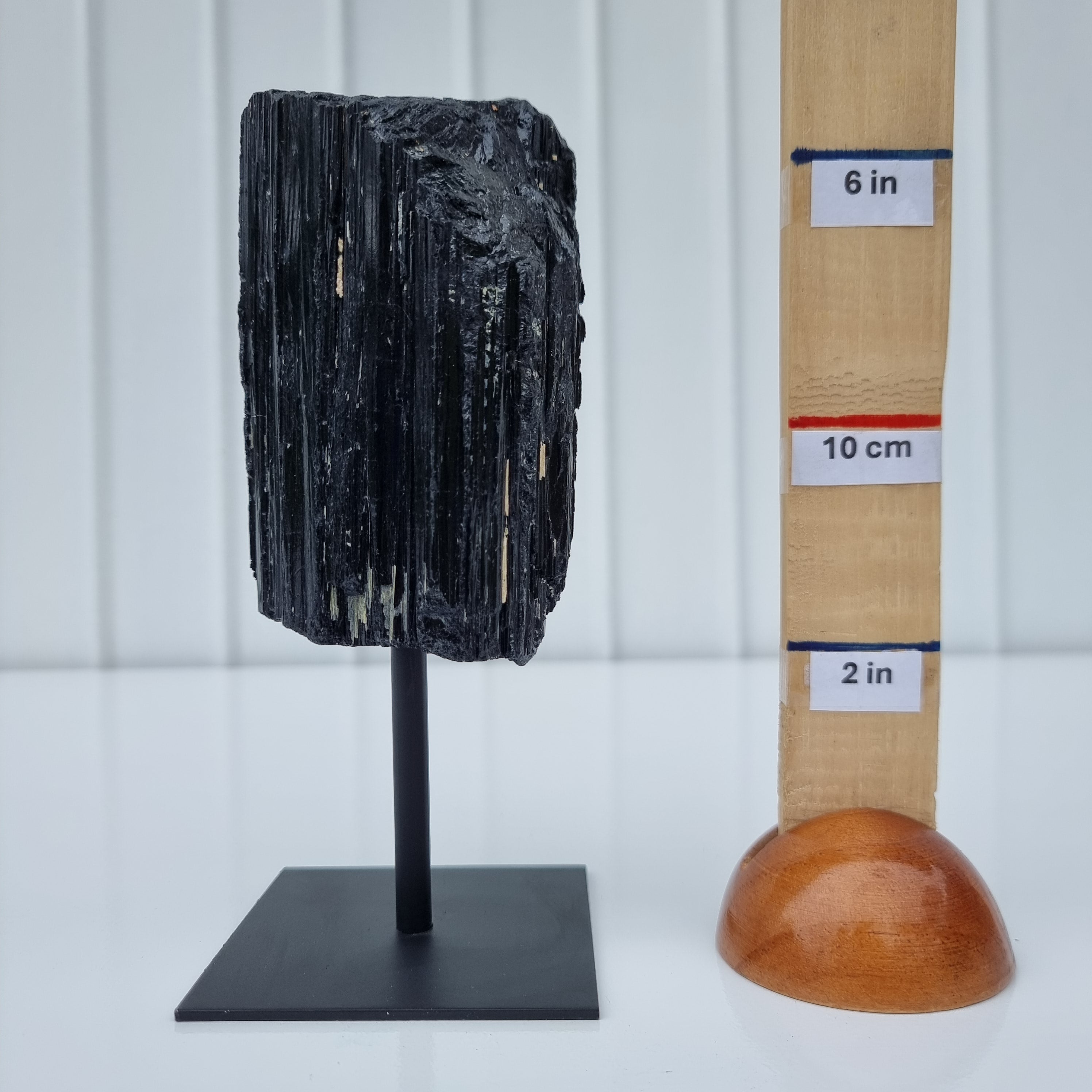 Turmalina Negra Natural Super Especial | Peso 1,00 Kgs, Altura 20 cm | Energia, Beleza e Sofisticação